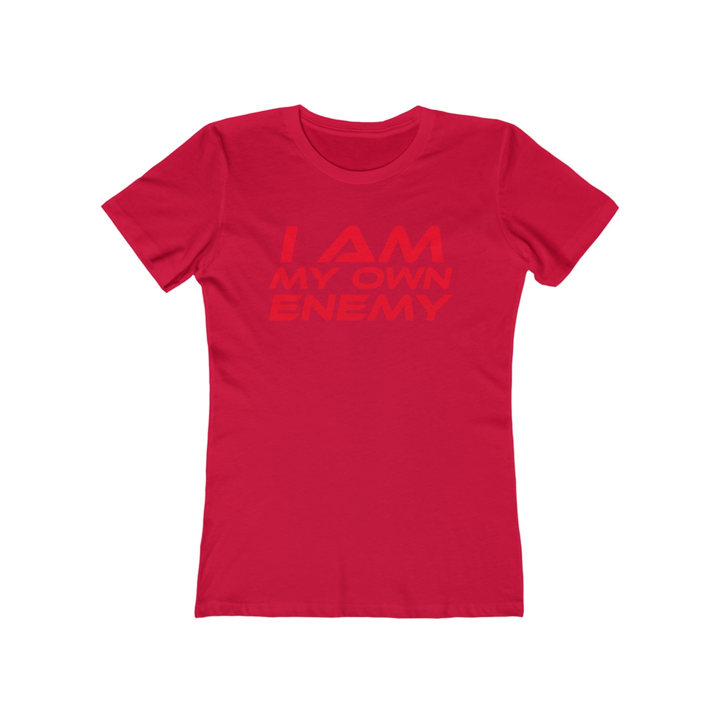 I Am My Own Enemy - The Boyfriend Tee for Women