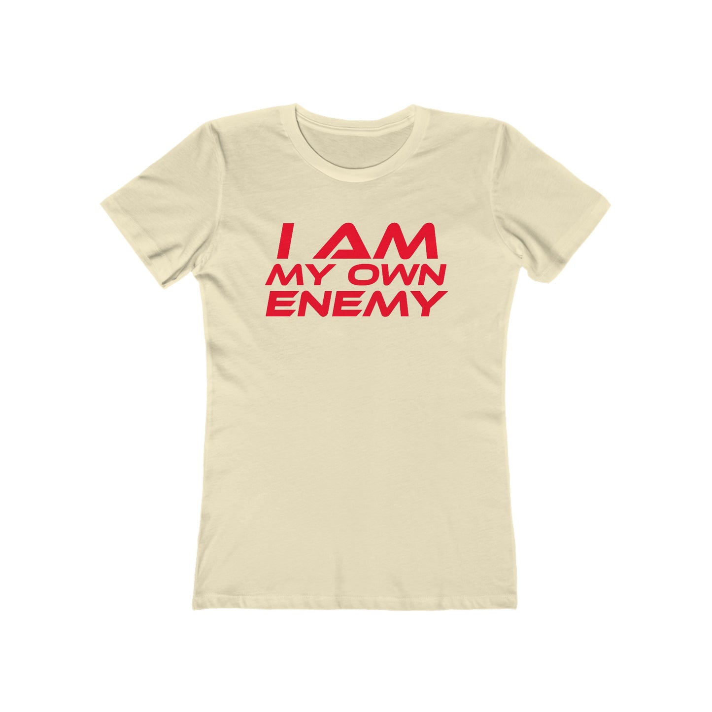 I Am My Own Enemy - The Boyfriend Tee for Women