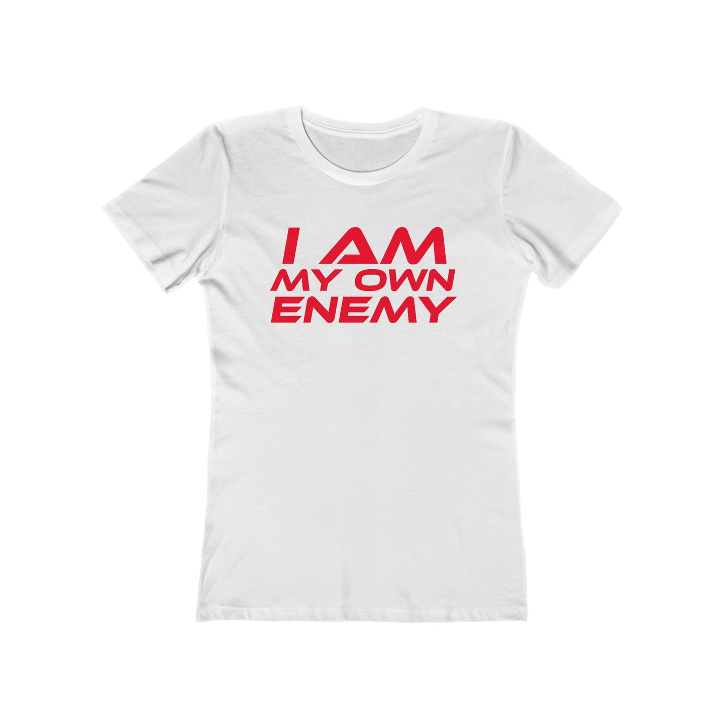 I Am My Own Enemy - The Boyfriend Tee for Women