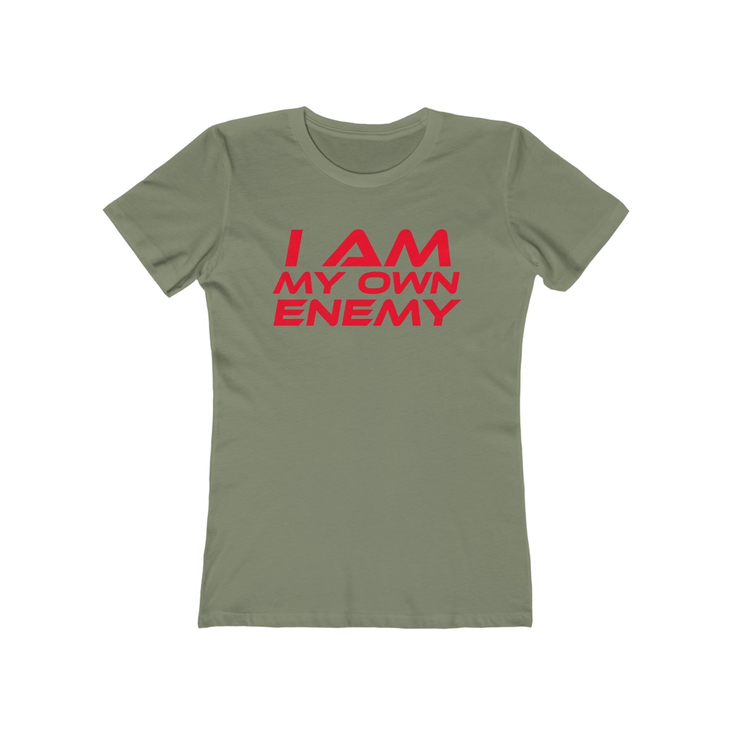 I Am My Own Enemy - The Boyfriend Tee for Women