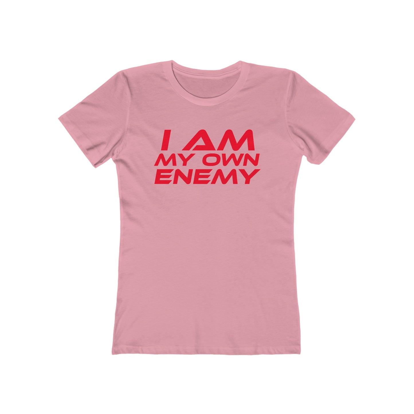 I Am My Own Enemy - The Boyfriend Tee for Women