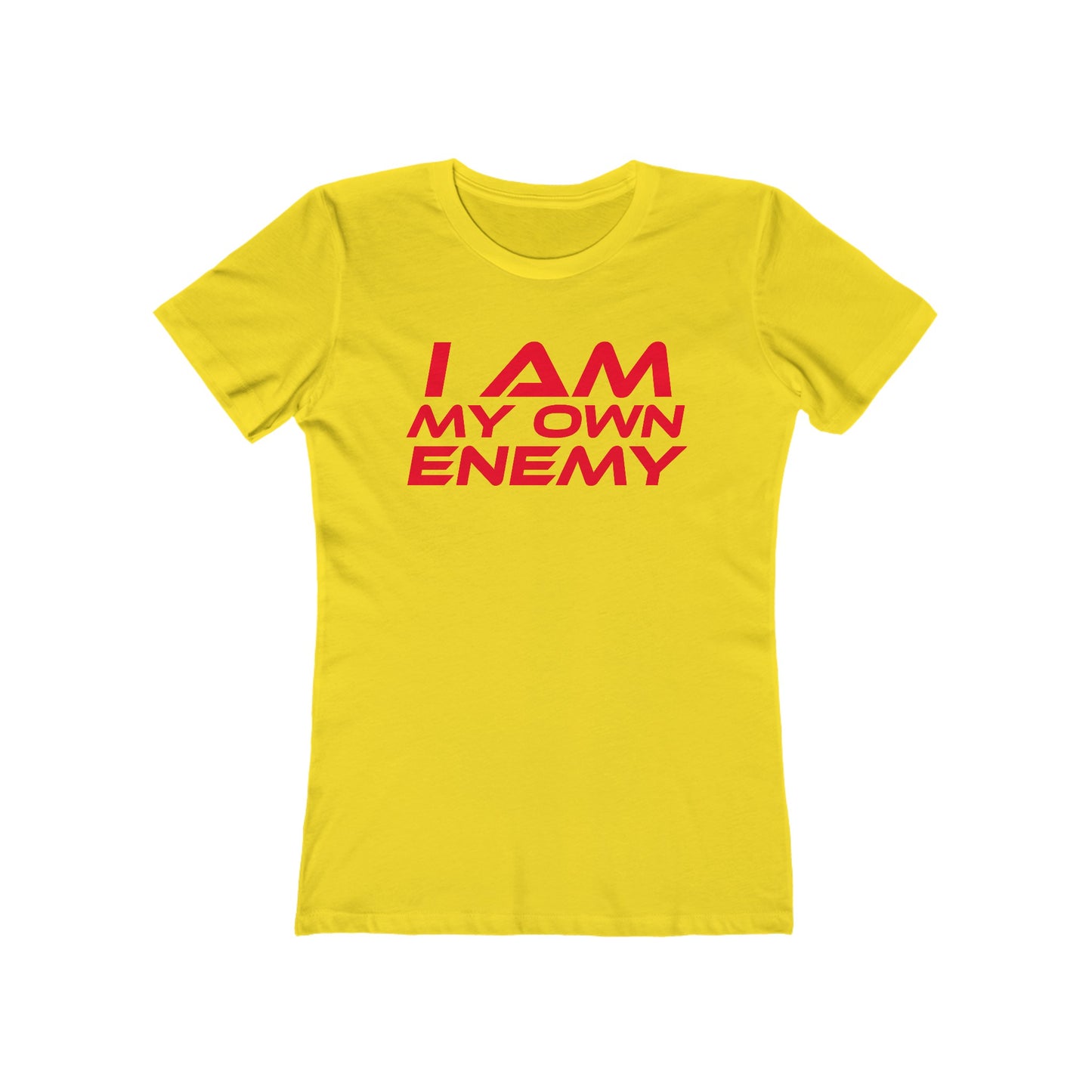 I Am My Own Enemy - The Boyfriend Tee for Women