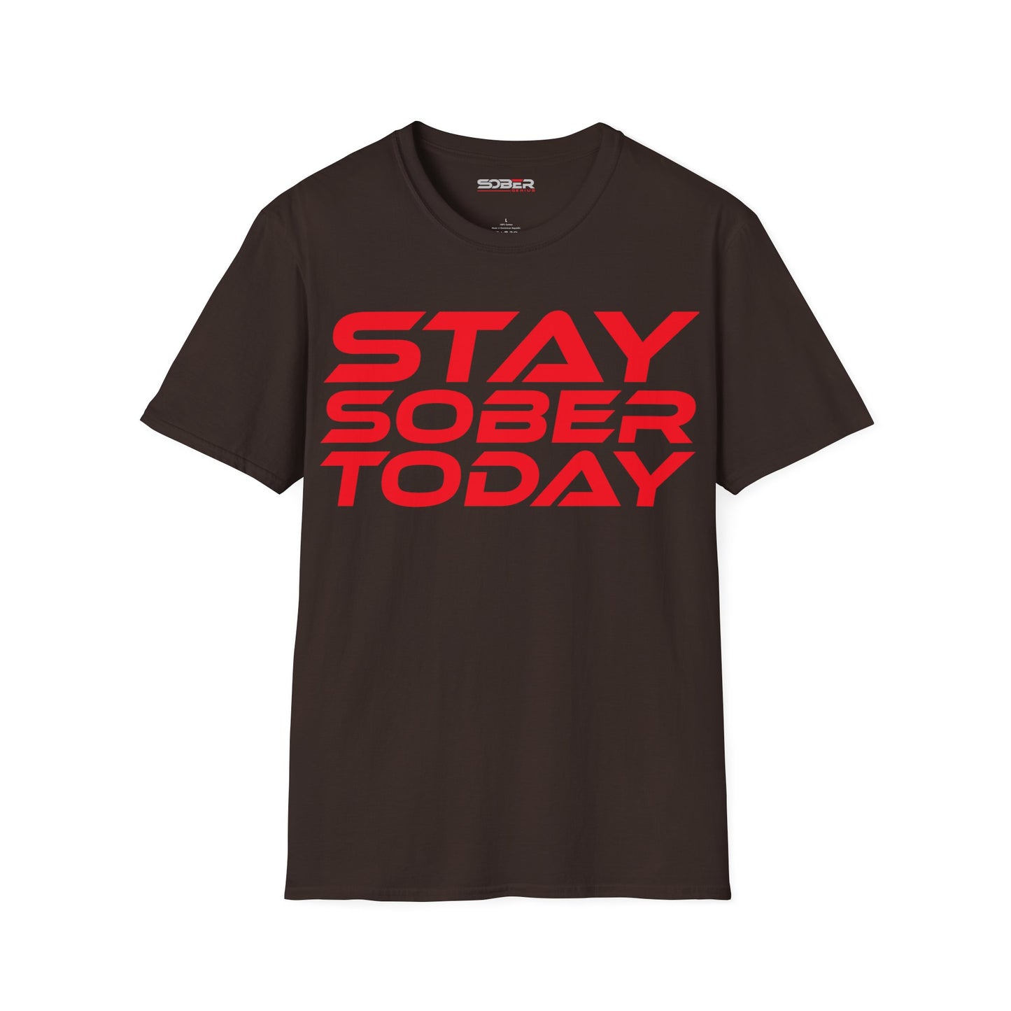 Stay Sober Today - Unisex Softstyle T-Shirt