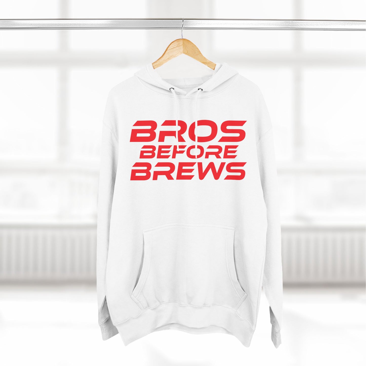 Bros Before Brews - Three-Panel Fleece Hoodie