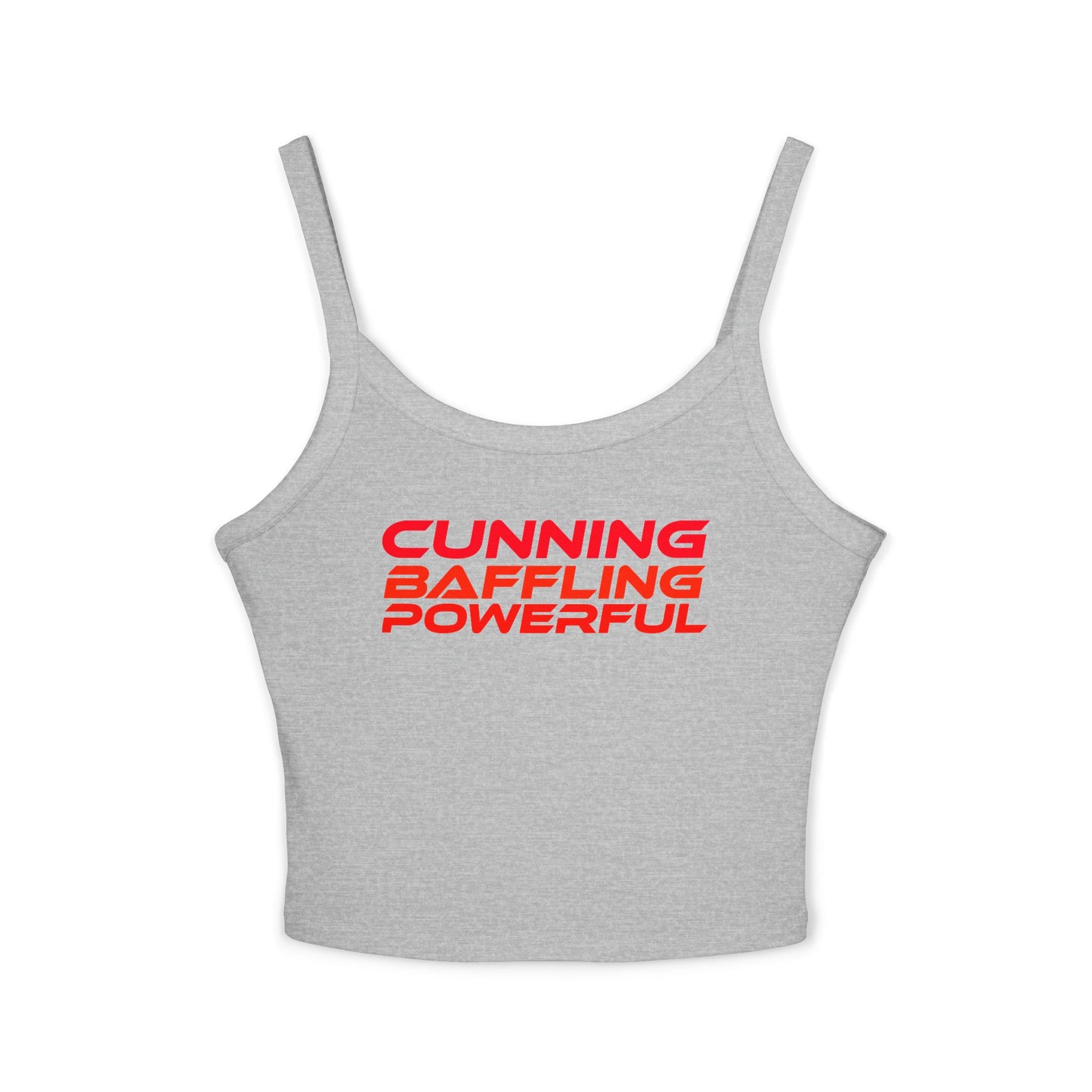 Cunning Baffling Powerful - Women's Spaghetti Strap Tank Top - Stylish Summer Wear