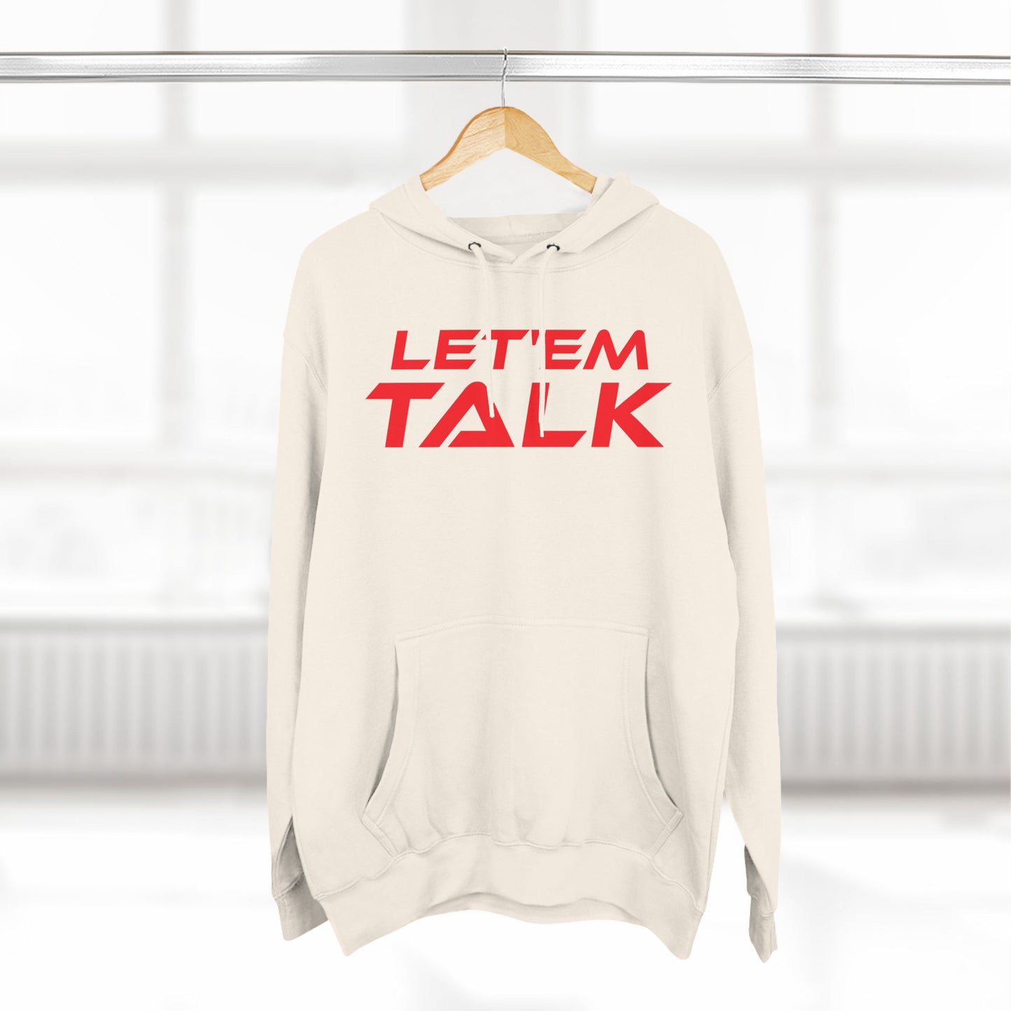 Let 'Em Talk - Fleece Hoodie - Stylish Comfort for Everyday Conversations