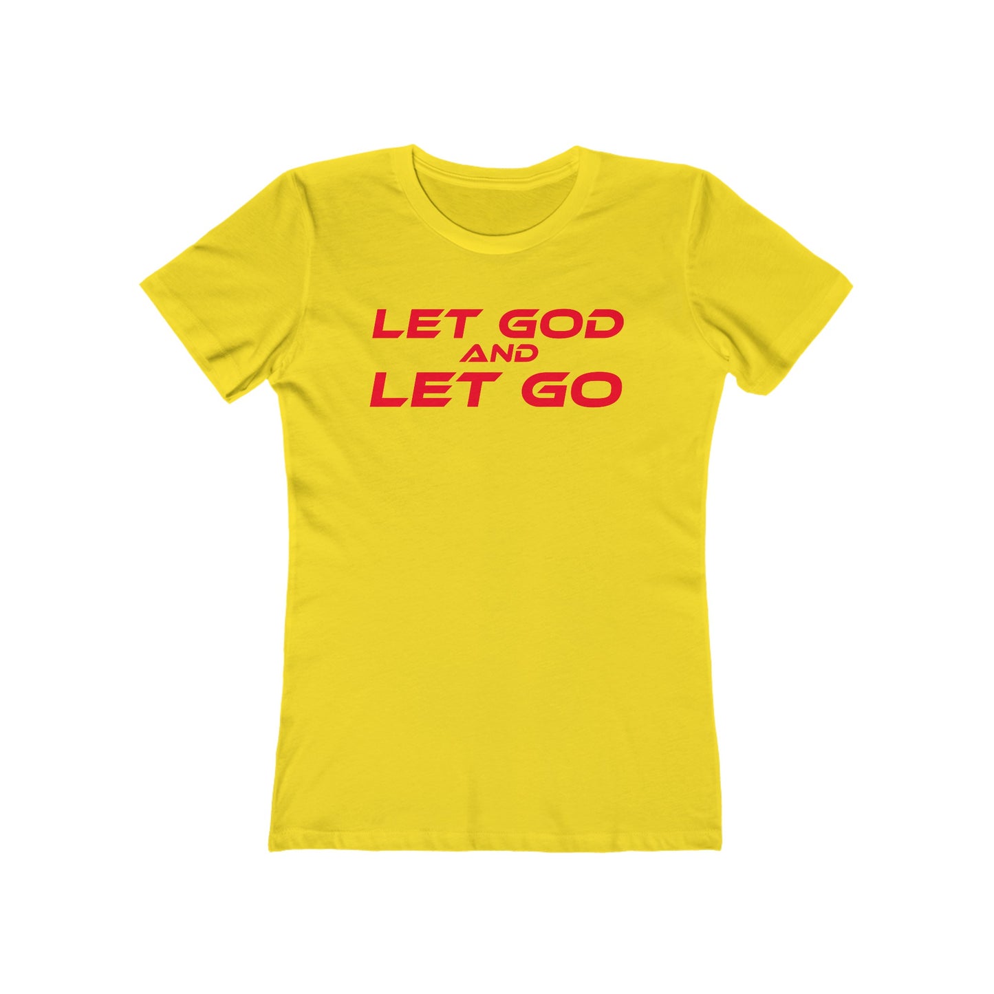 Let God, Let Go - The Boyfriend Tee for Women