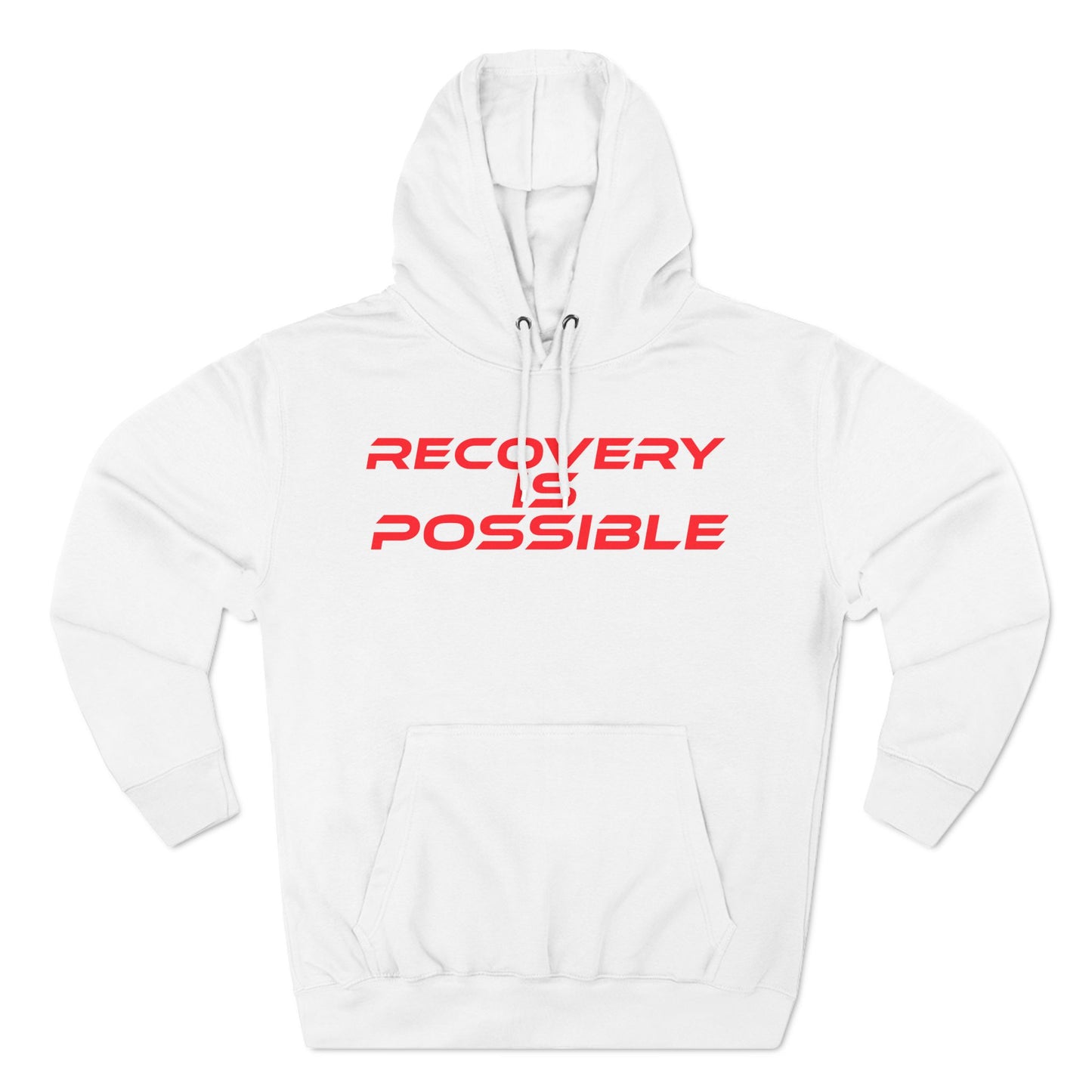 Recovery Is Possible - Fleece Hoodie - Empowering Comfort Wear