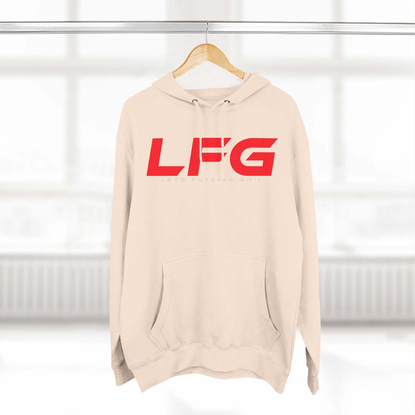 LFG - Motivational Fleece Hoodie - 'LET'S F***ING GO!'