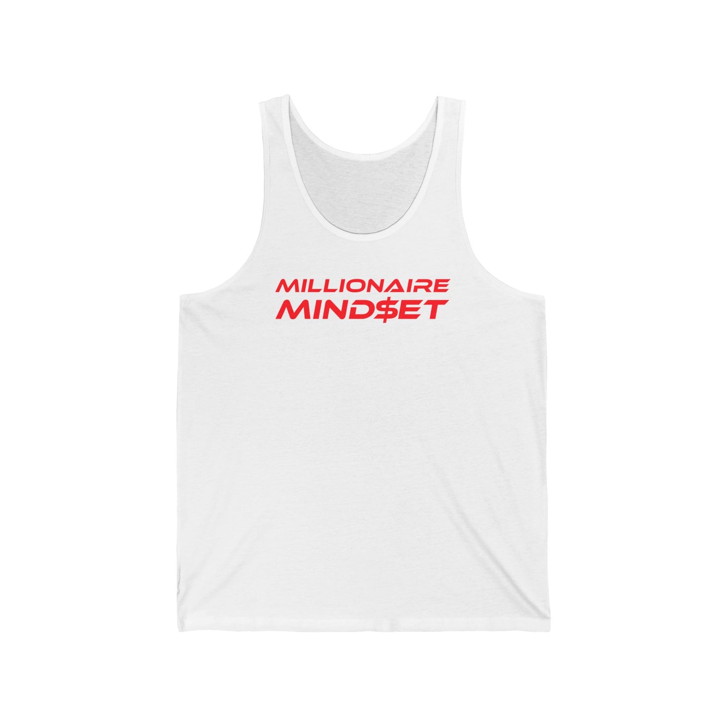 Millionaire Mindset - Unisex Jersey Tank - Motivational Workout Top