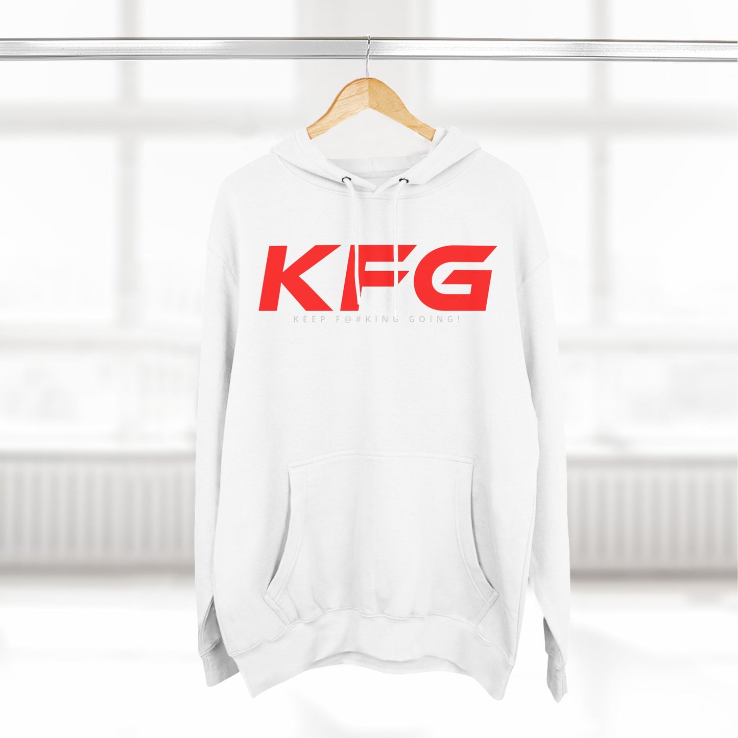 KFG [ Three-Panel Fleece Hoodie