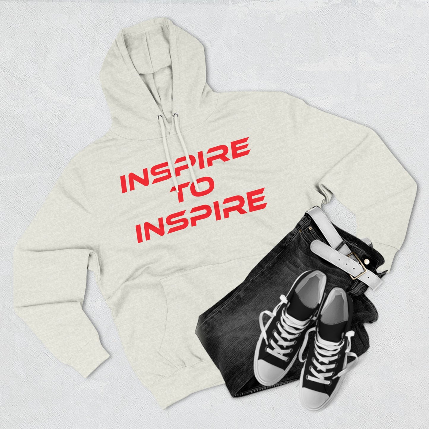 Inspire To Inspire - Three-Panel Fleece Hoodie