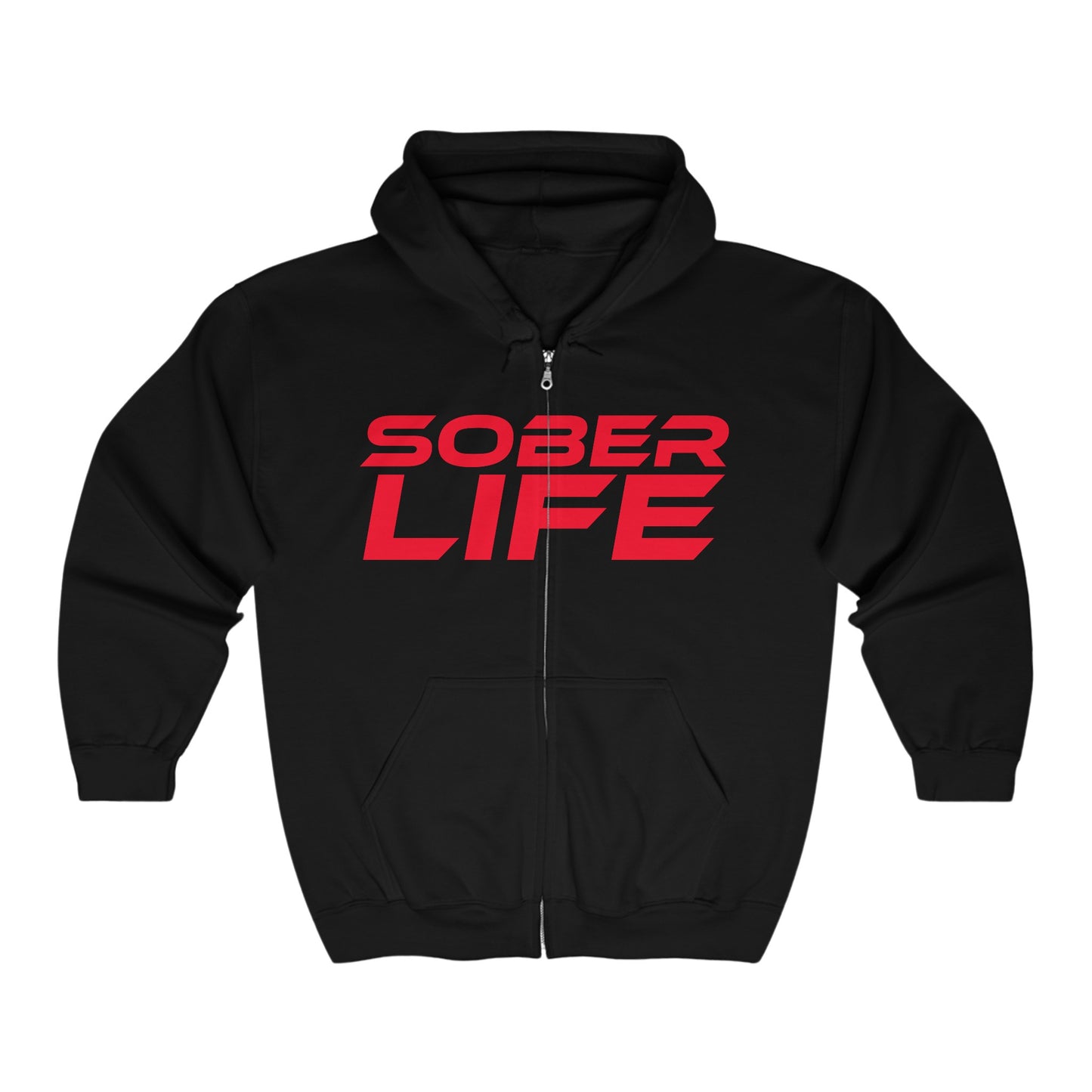 Sober Life - Unisex Heavy Blend™ Full Zip Hooded Sweatshirt