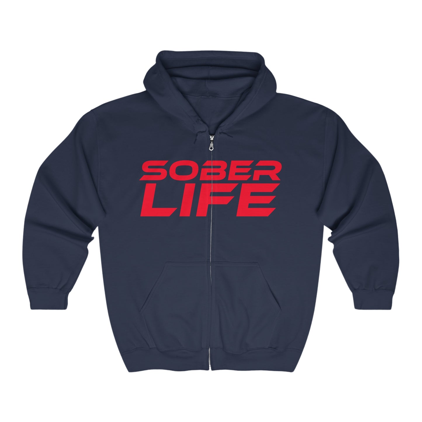 Sober Life - Unisex Heavy Blend™ Full Zip Hooded Sweatshirt