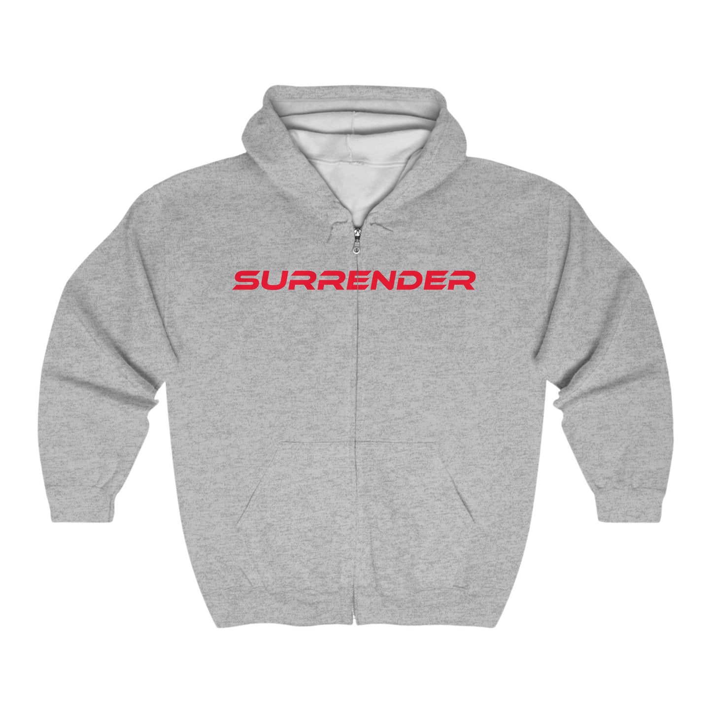 Surrender - Unisex Heavy Blend™ Full Zip Hooded Sweatshirt Motivational