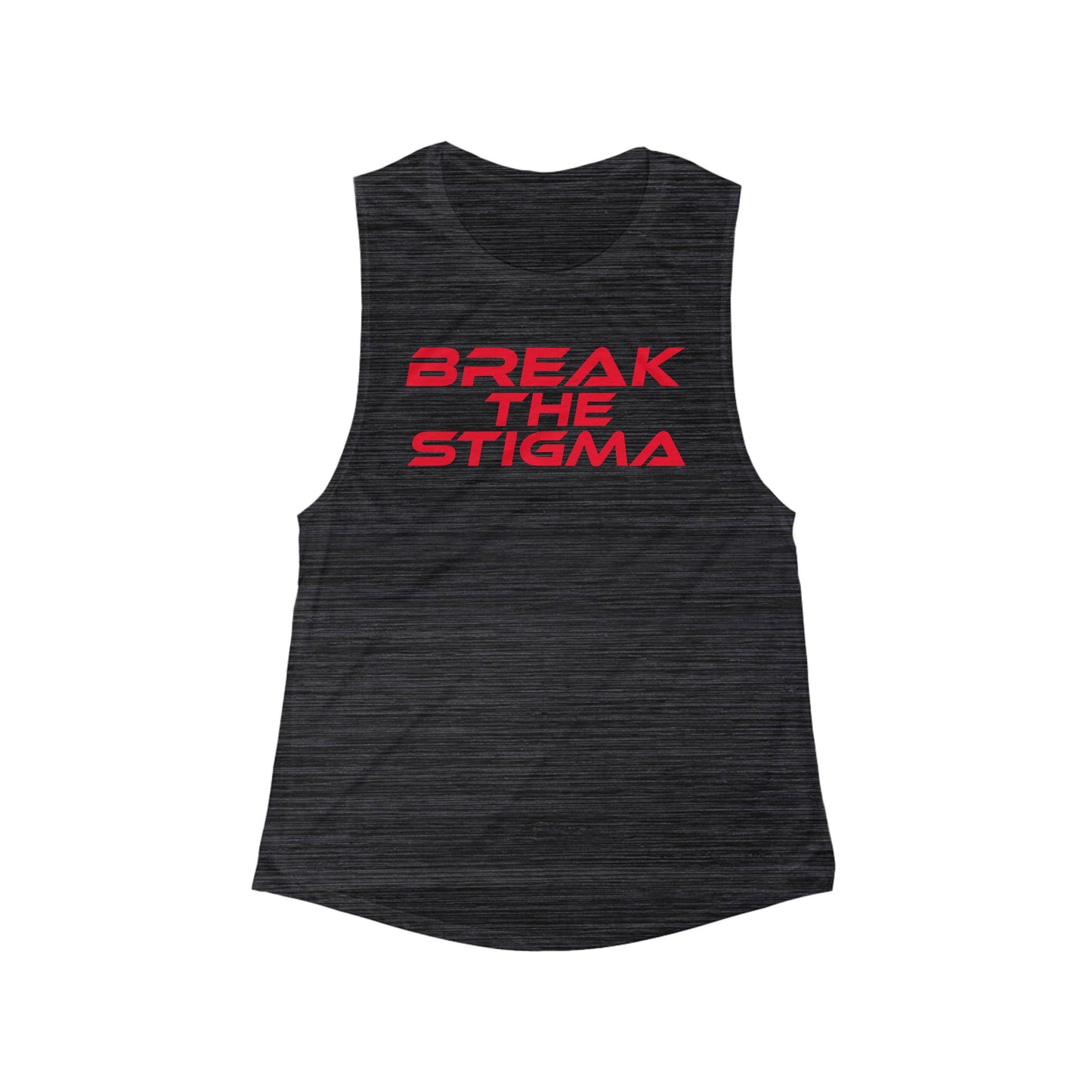 Break The Stigma - Women's Flowy Scoop Muscle Tank