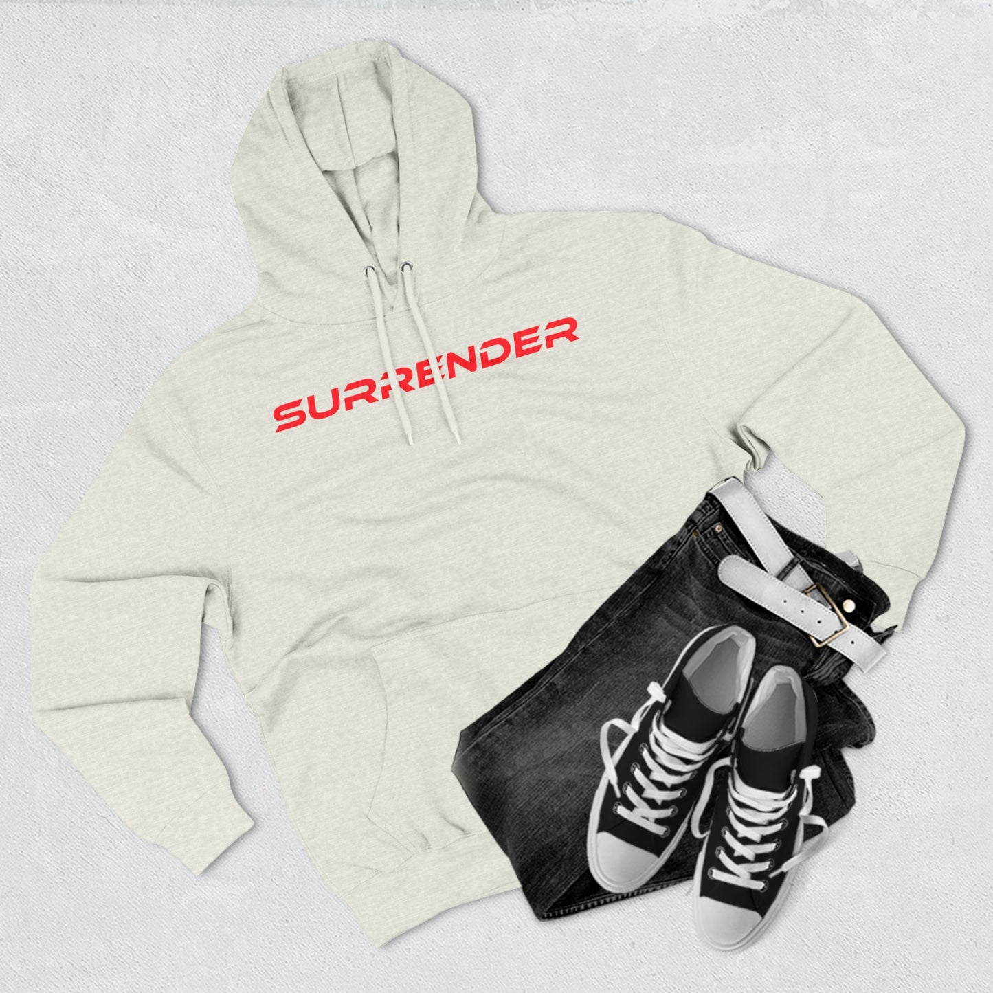 Surrender - Three-Panel Fleece Hoodie