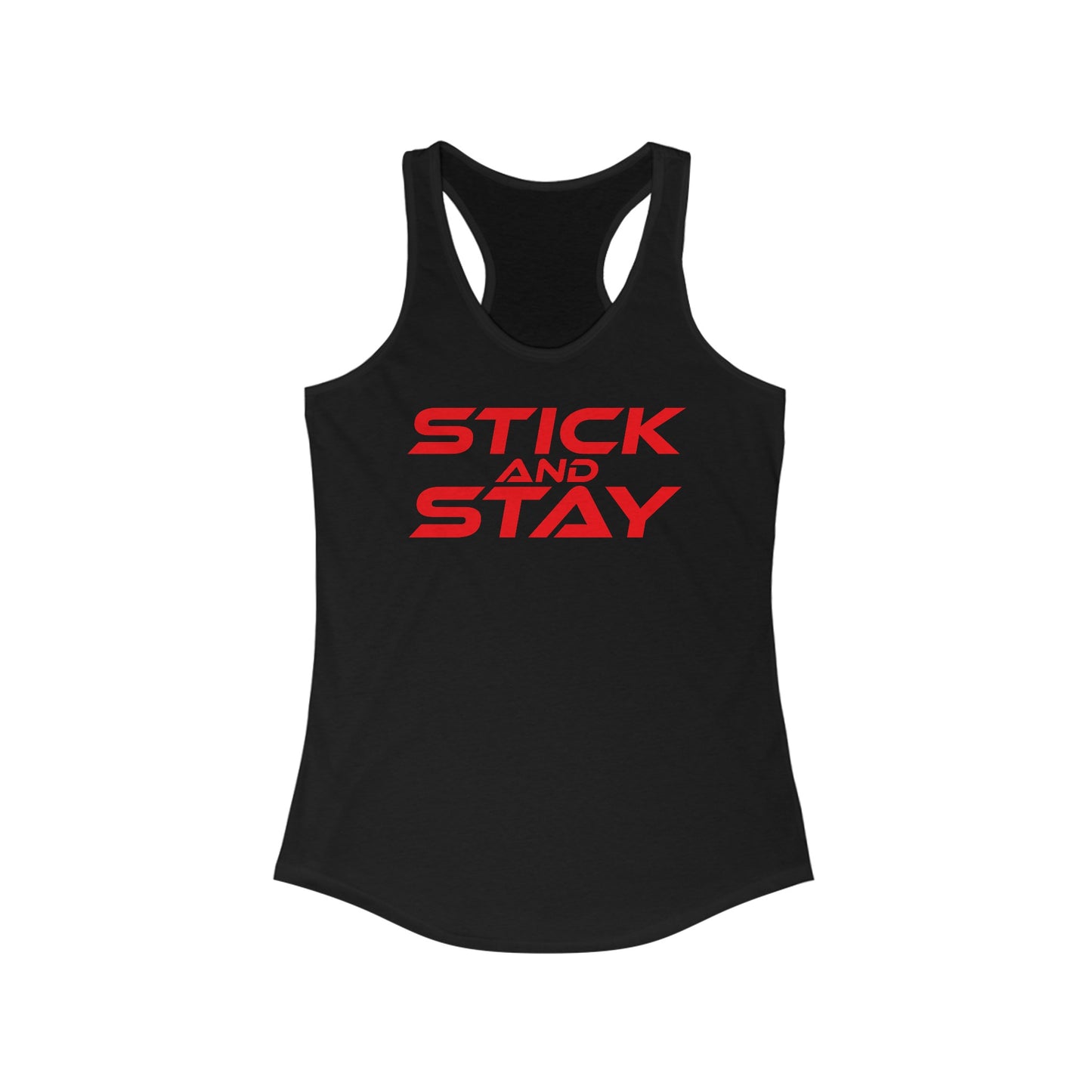 Stick And Stay - Women's Ideal Racerback Tank