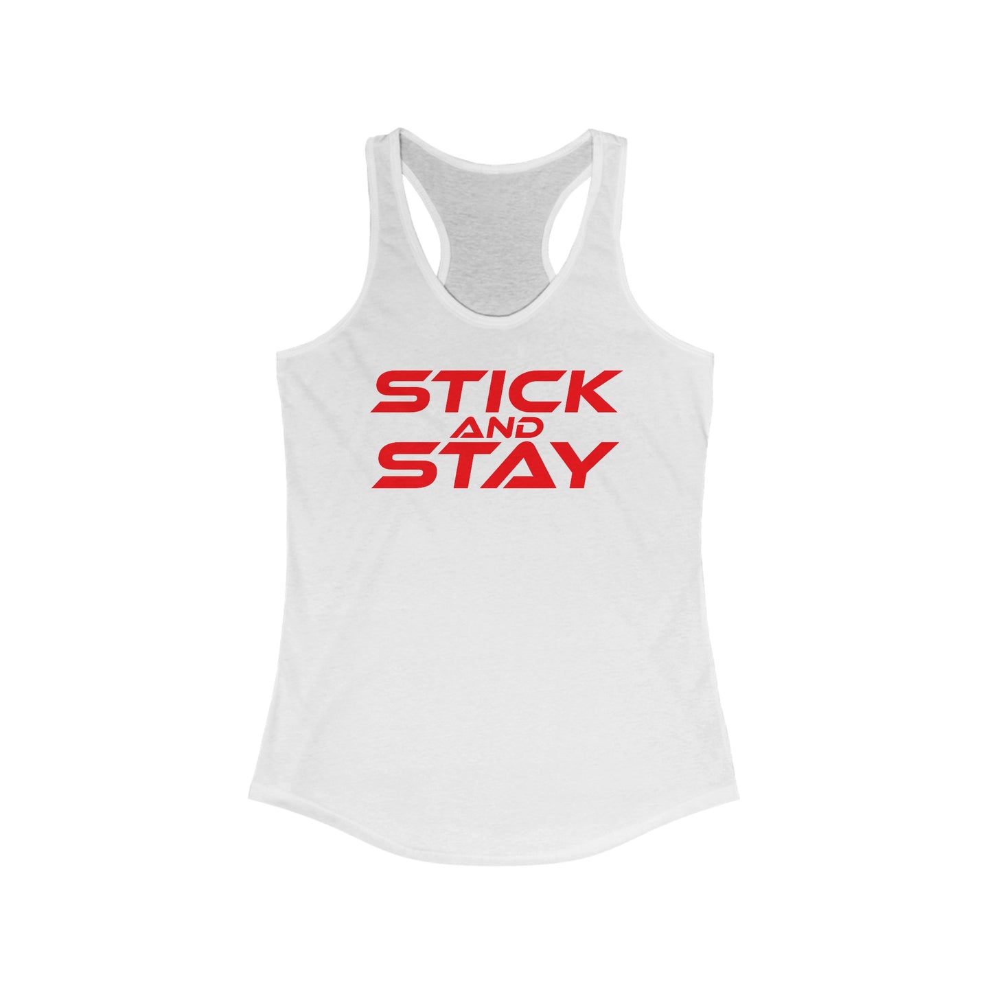 Stick And Stay - Women's Ideal Racerback Tank