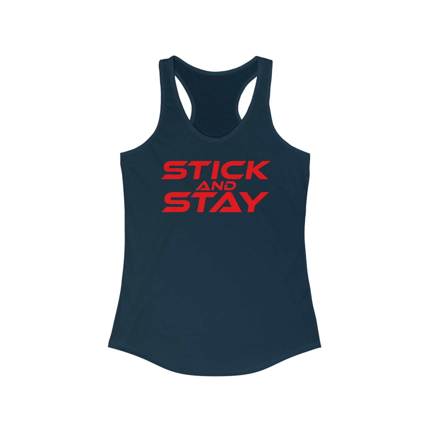 Stick And Stay - Women's Ideal Racerback Tank