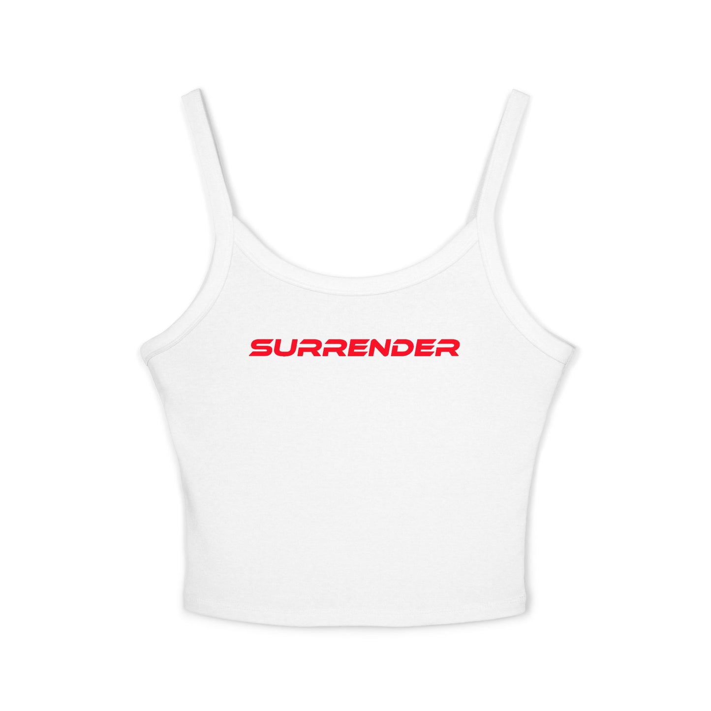 Surrender - Women's Spaghetti Strap Tank Top - Trendy Casual Shirt