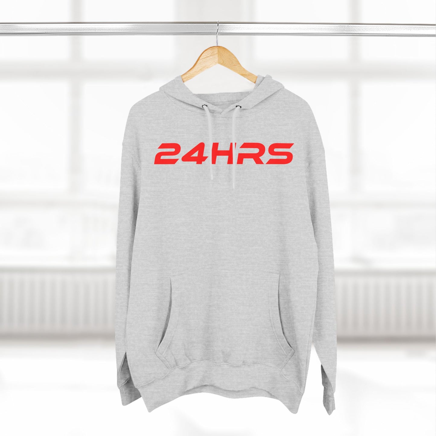 24 HRS - Three-Panel Fleece Hoodie