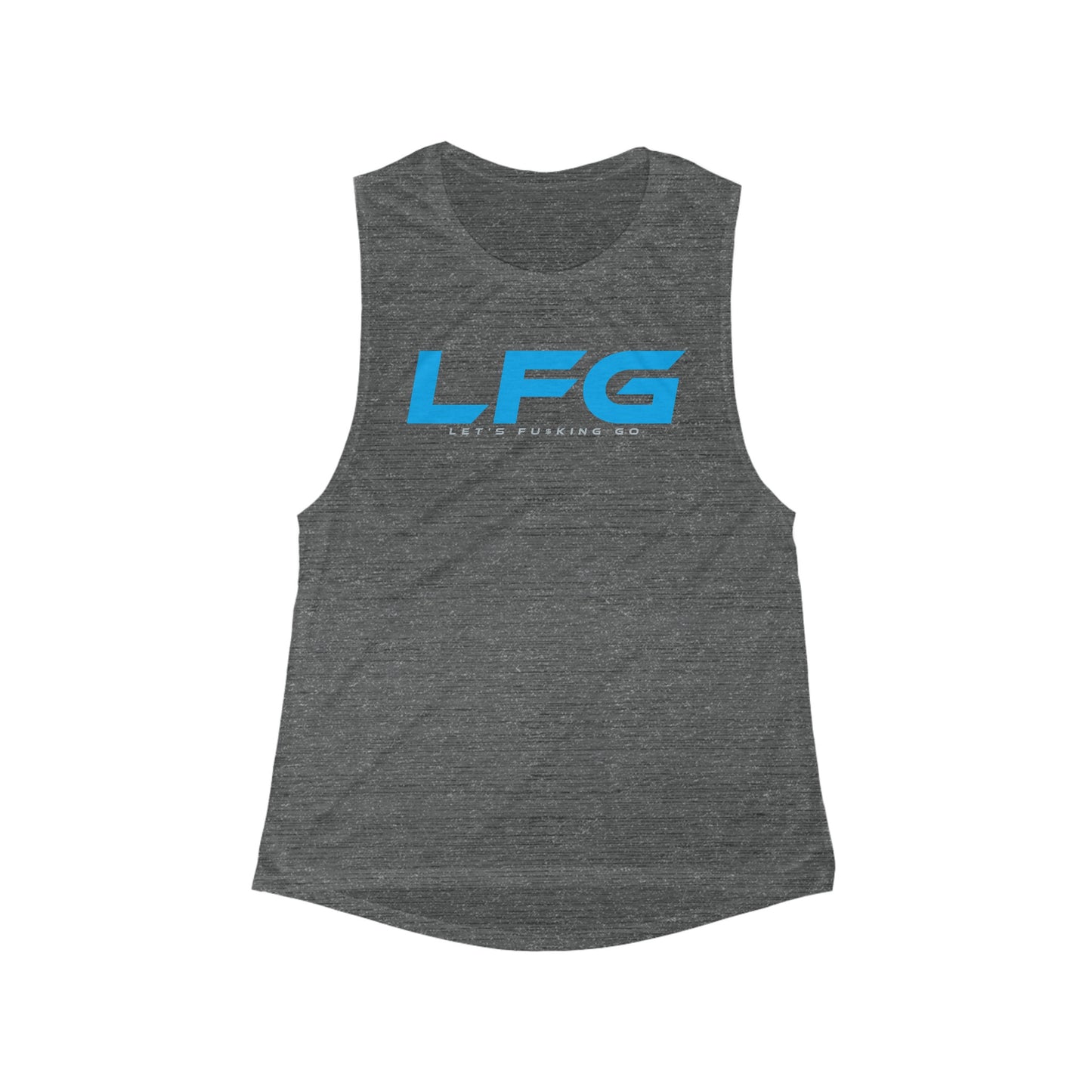 LFG Women's Flowy Scoop Muscle Tank - Cool & Comfy Active Wear