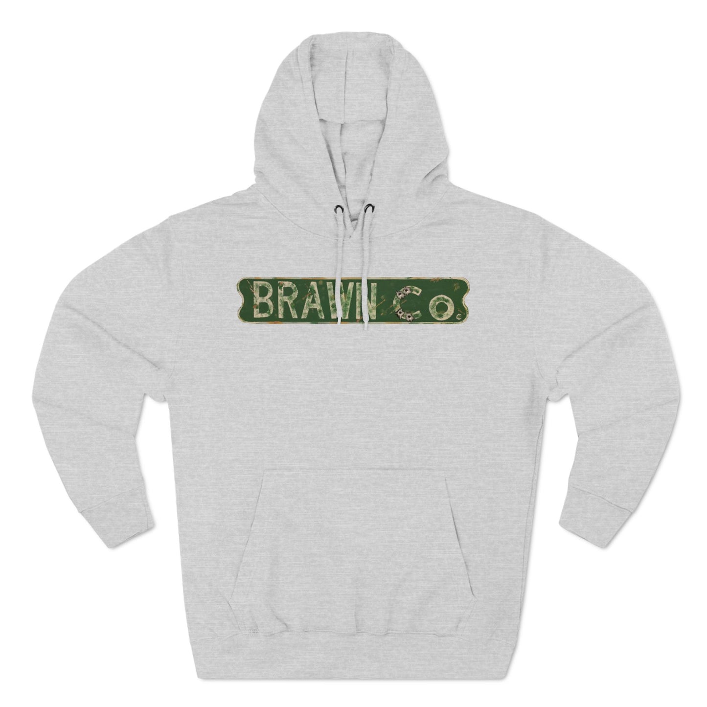 BrawnCo  - Vintage-Inspired Three-Panel Fleece Hoodie