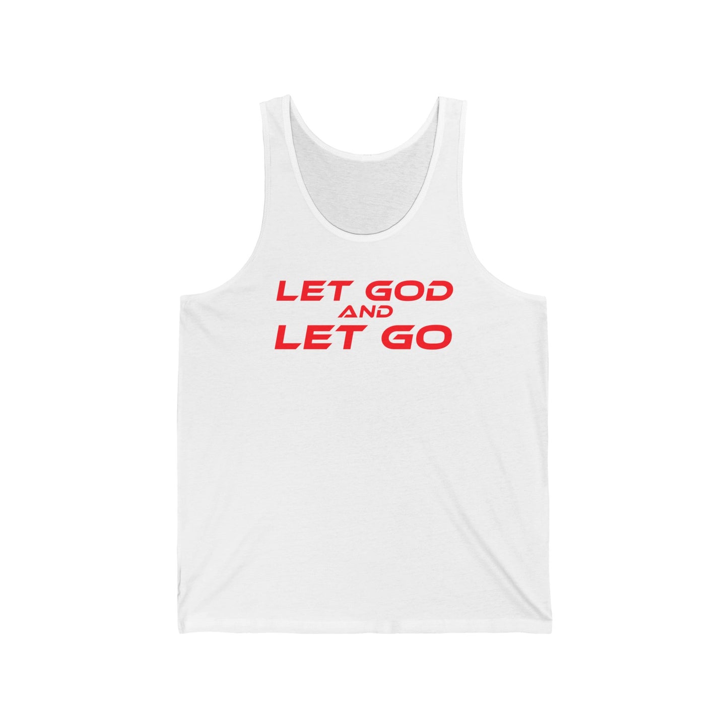 Let God, Let Go - Unisex Jersey Tank