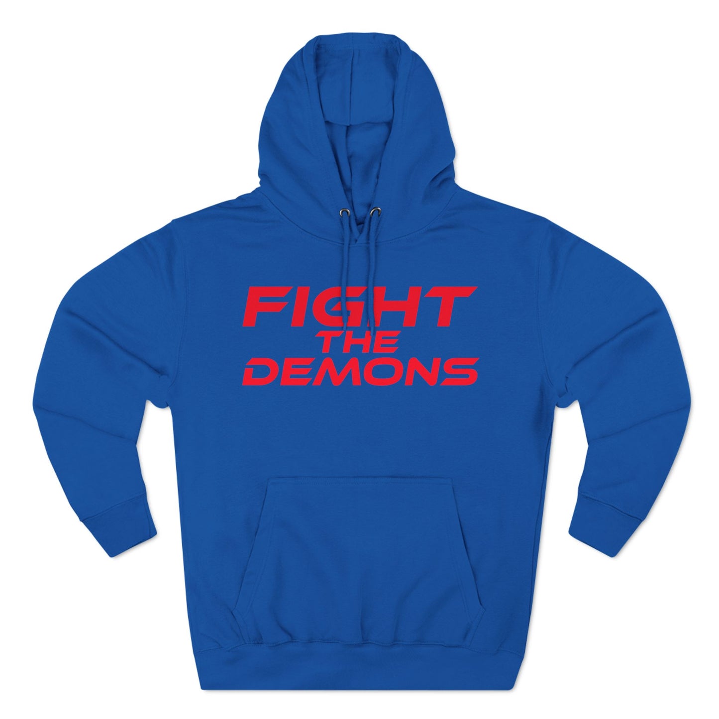 Fight The Demons - Three-Panel Fleece Hoodie