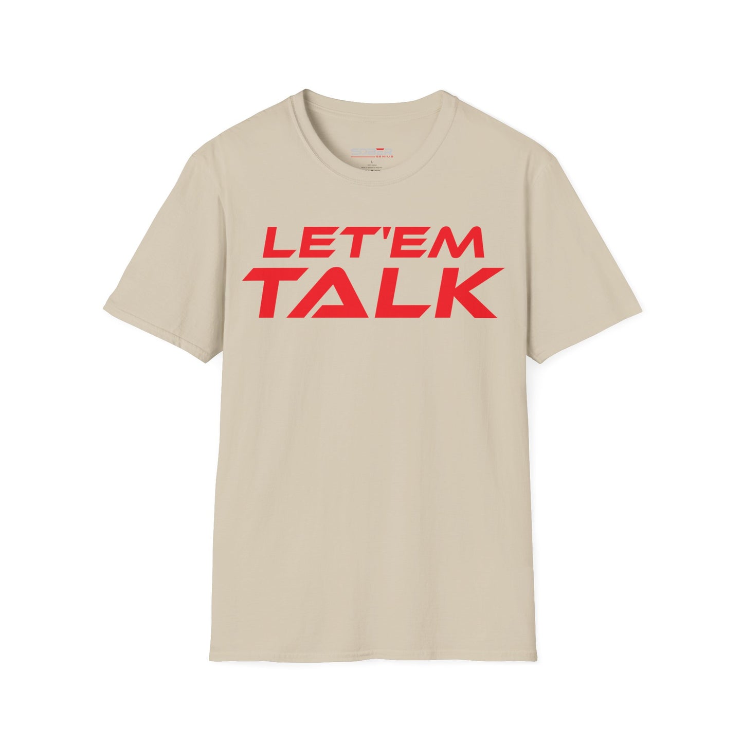 Let'em Talk - Unisex Softstyle T-Shirt - Bold Statement Tee for Conversations