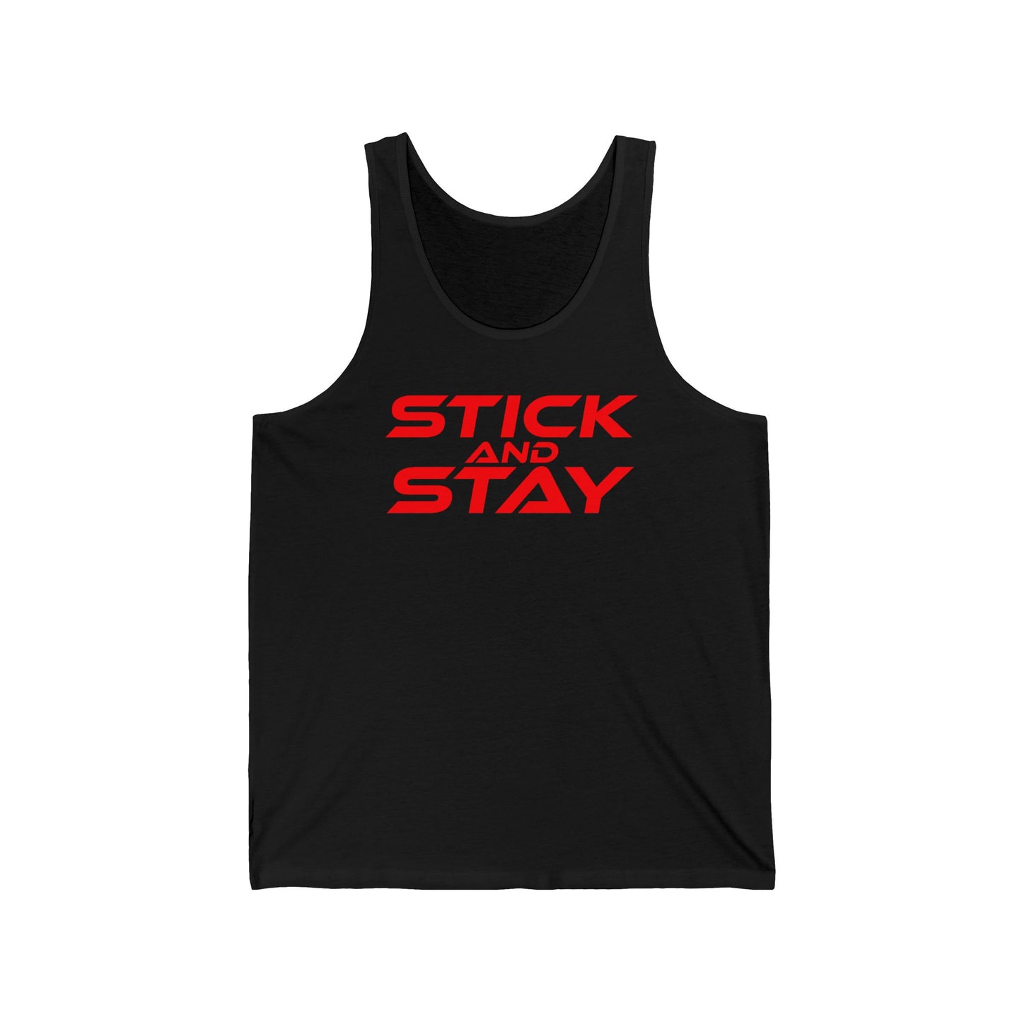 Stick And Stay - Unisex Jersey Tank