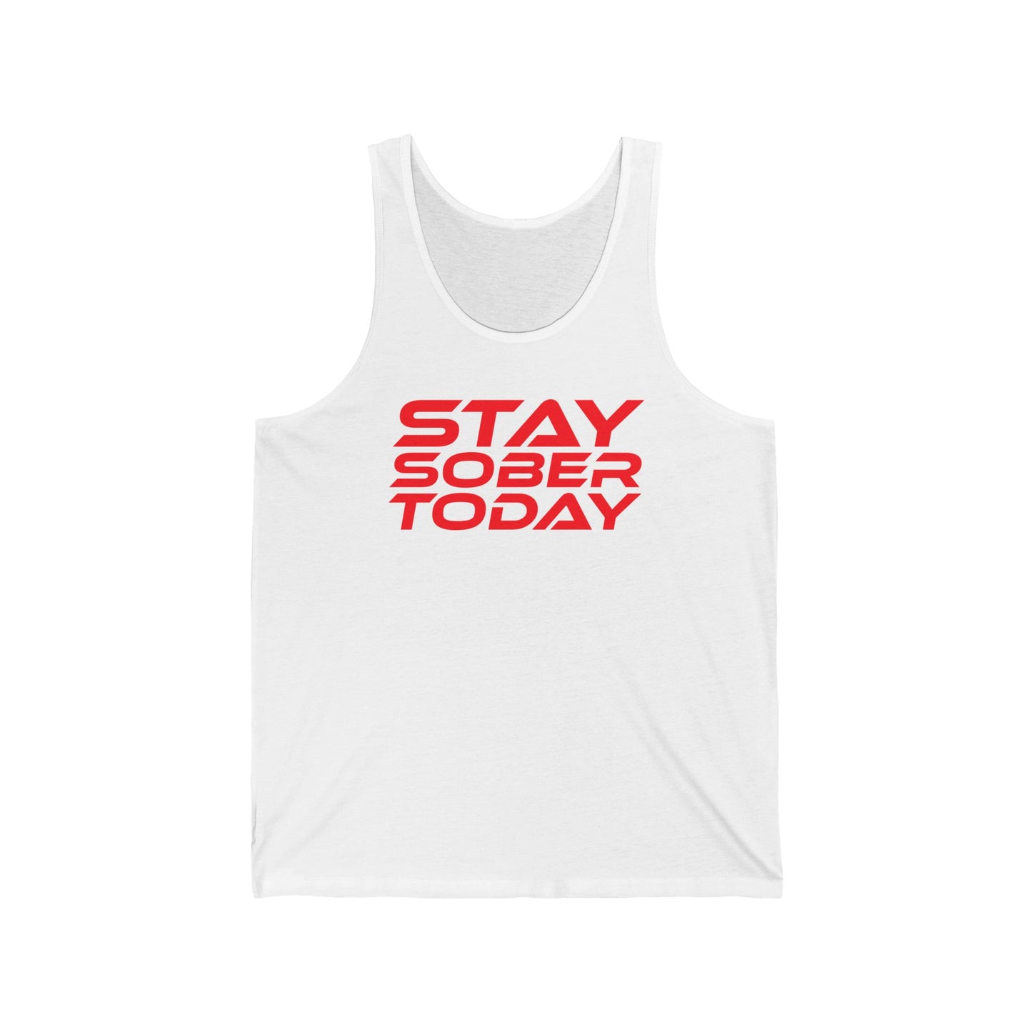 Stay Sober Today - Unisex Jersey Tank