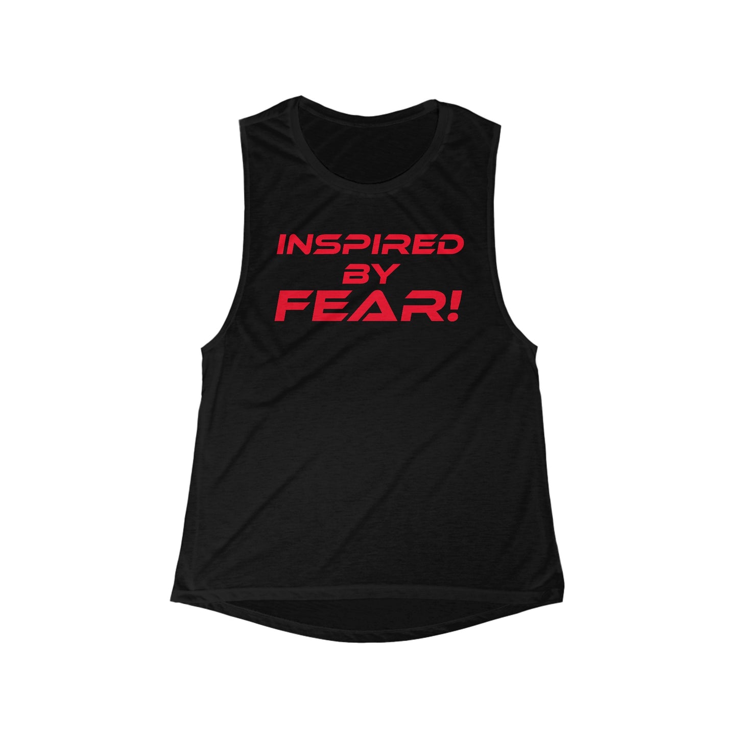 Inspired By Fear - Women's Flowy Scoop Muscle Tank