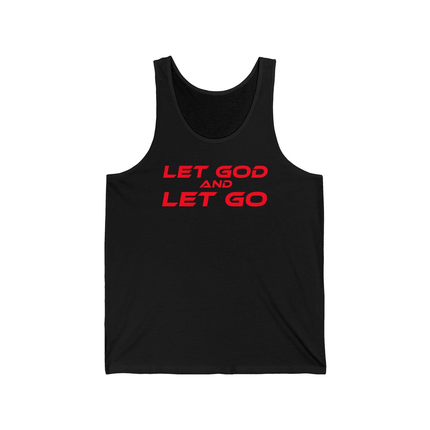 Let God, Let Go - Unisex Jersey Tank