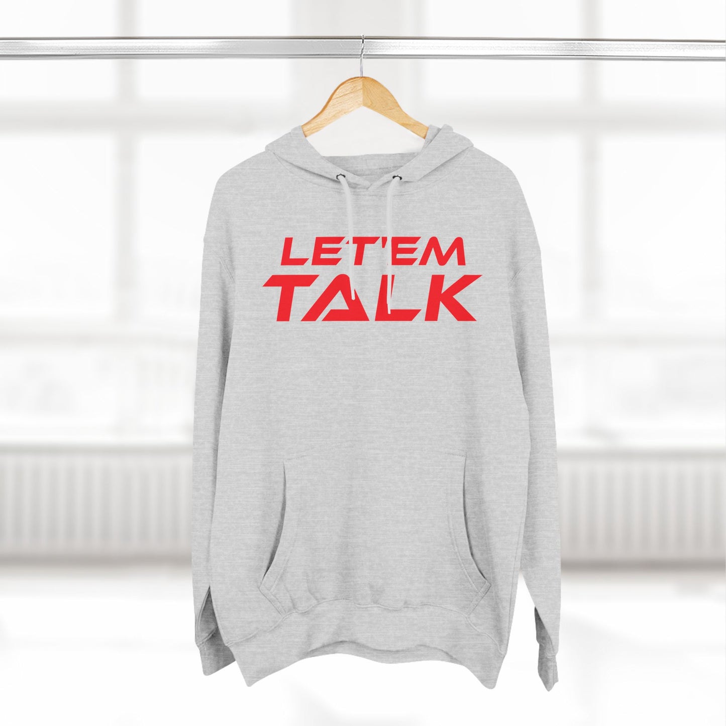 Let 'Em Talk - Fleece Hoodie - Stylish Comfort for Everyday Conversations