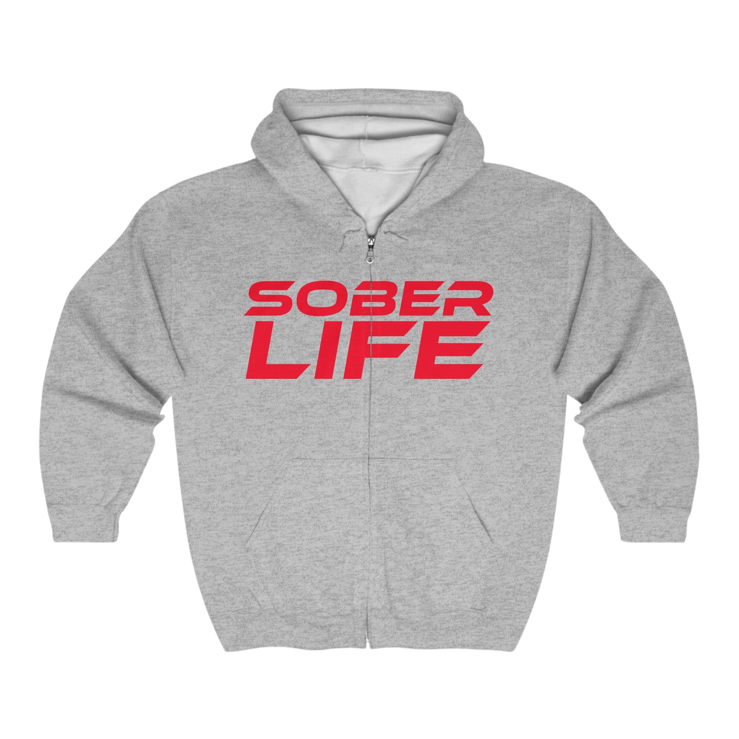 Sober Life - Unisex Heavy Blend™ Full Zip Hooded Sweatshirt