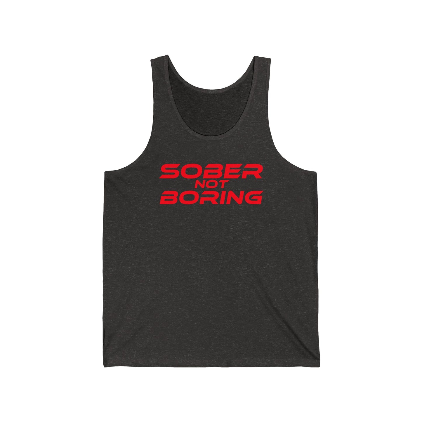 Sober Not Boring - Unisex Jersey Tank