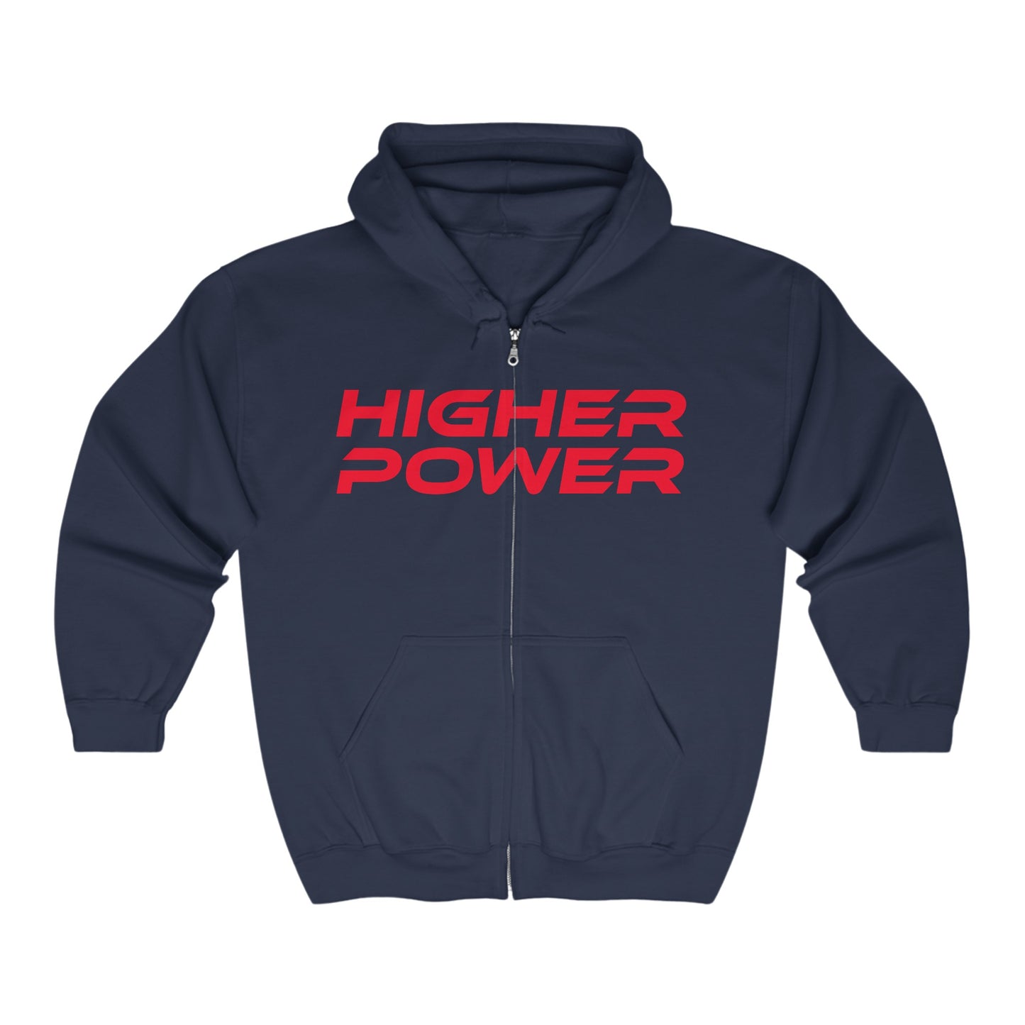 Higher Power - Unisex Full Zip Hoodie | Comfortable and Stylish Sweatshirt for Everyday Wear