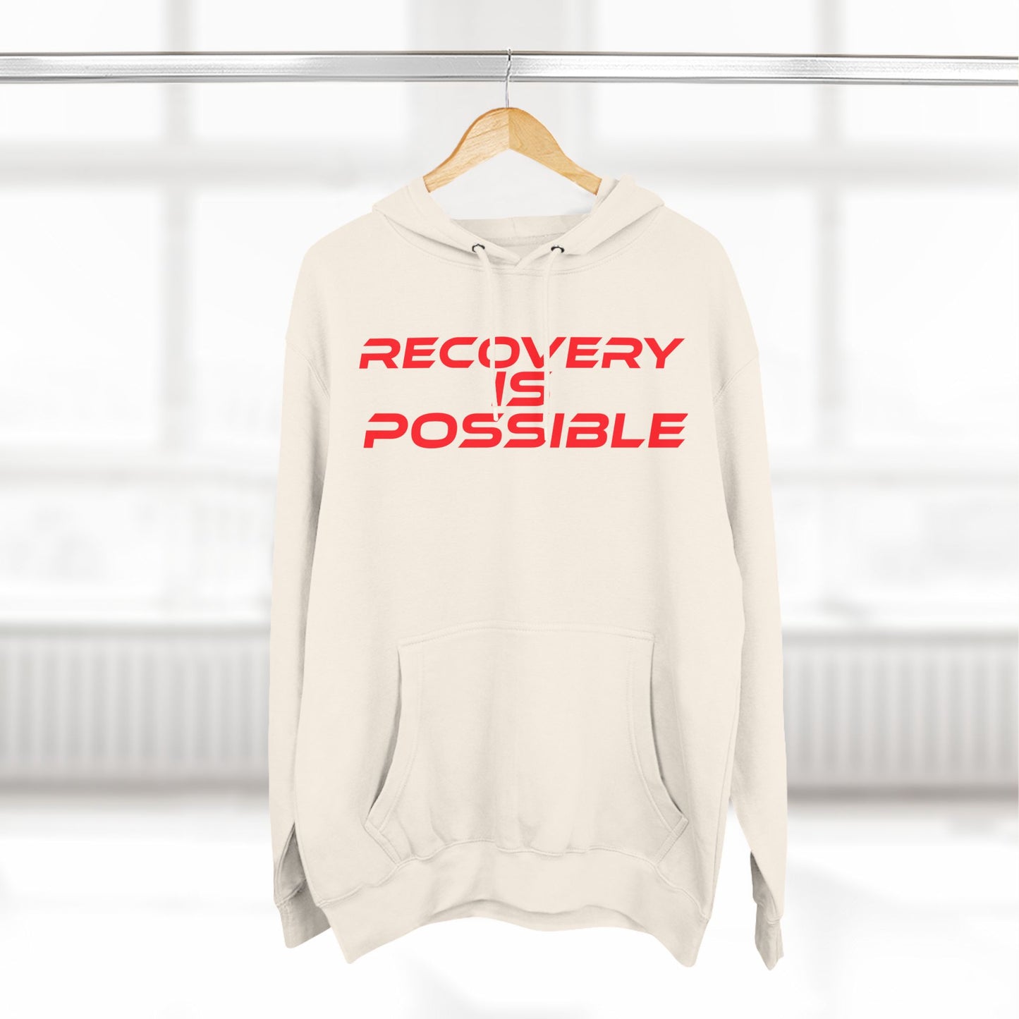 Recovery Is Possible - Fleece Hoodie - Empowering Comfort Wear