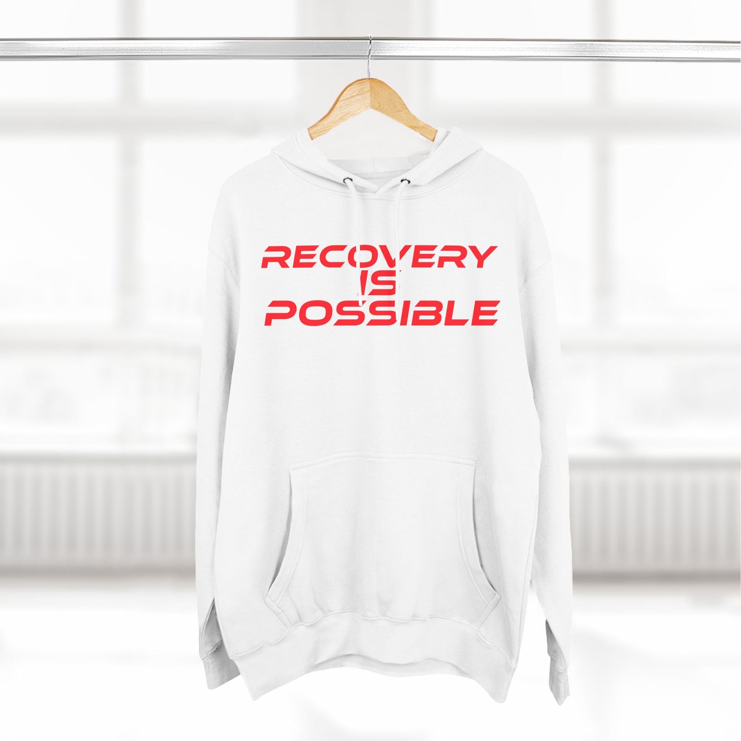 Recovery Is Possible - Fleece Hoodie - Empowering Comfort Wear