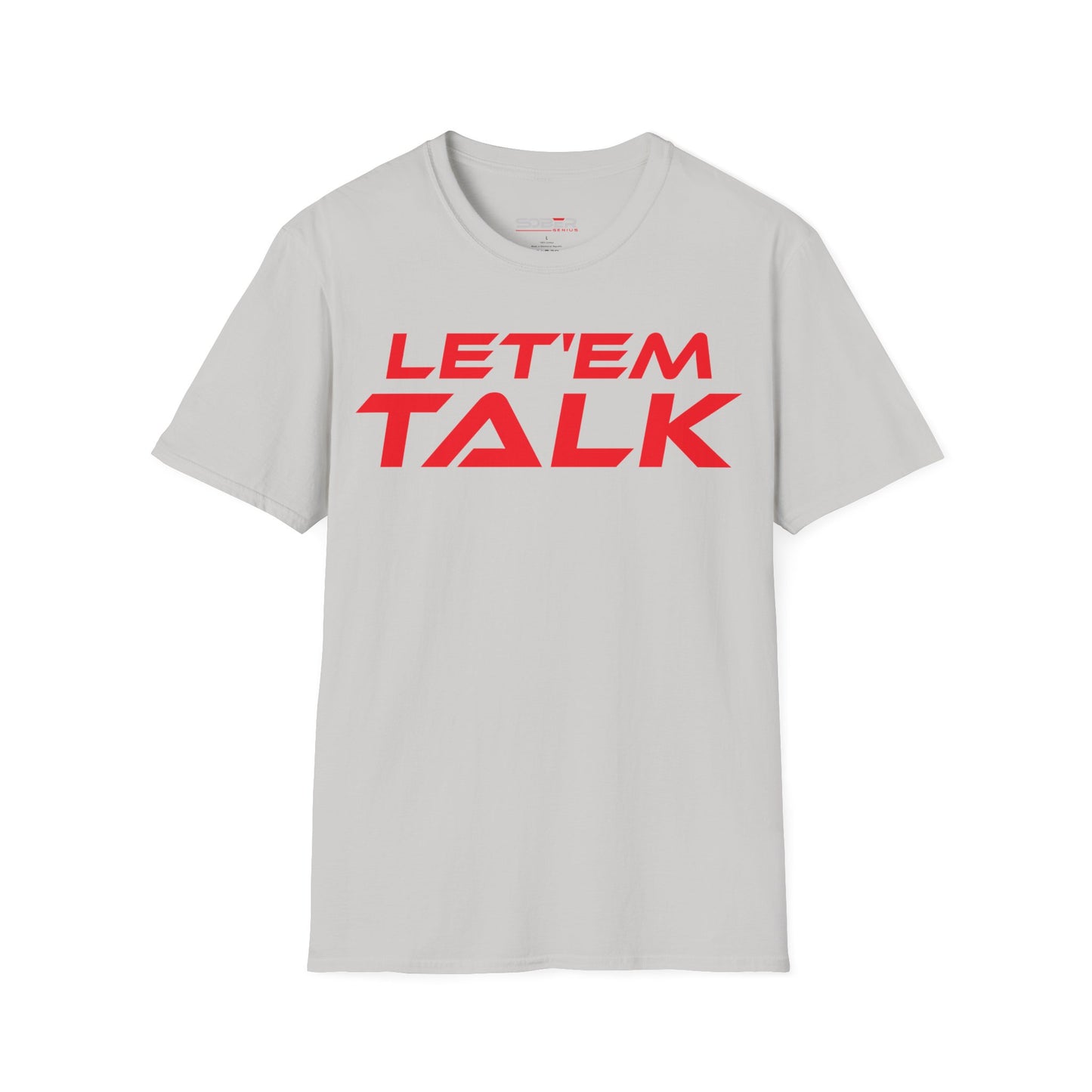 Let'em Talk - Unisex Softstyle T-Shirt - Bold Statement Tee for Conversations