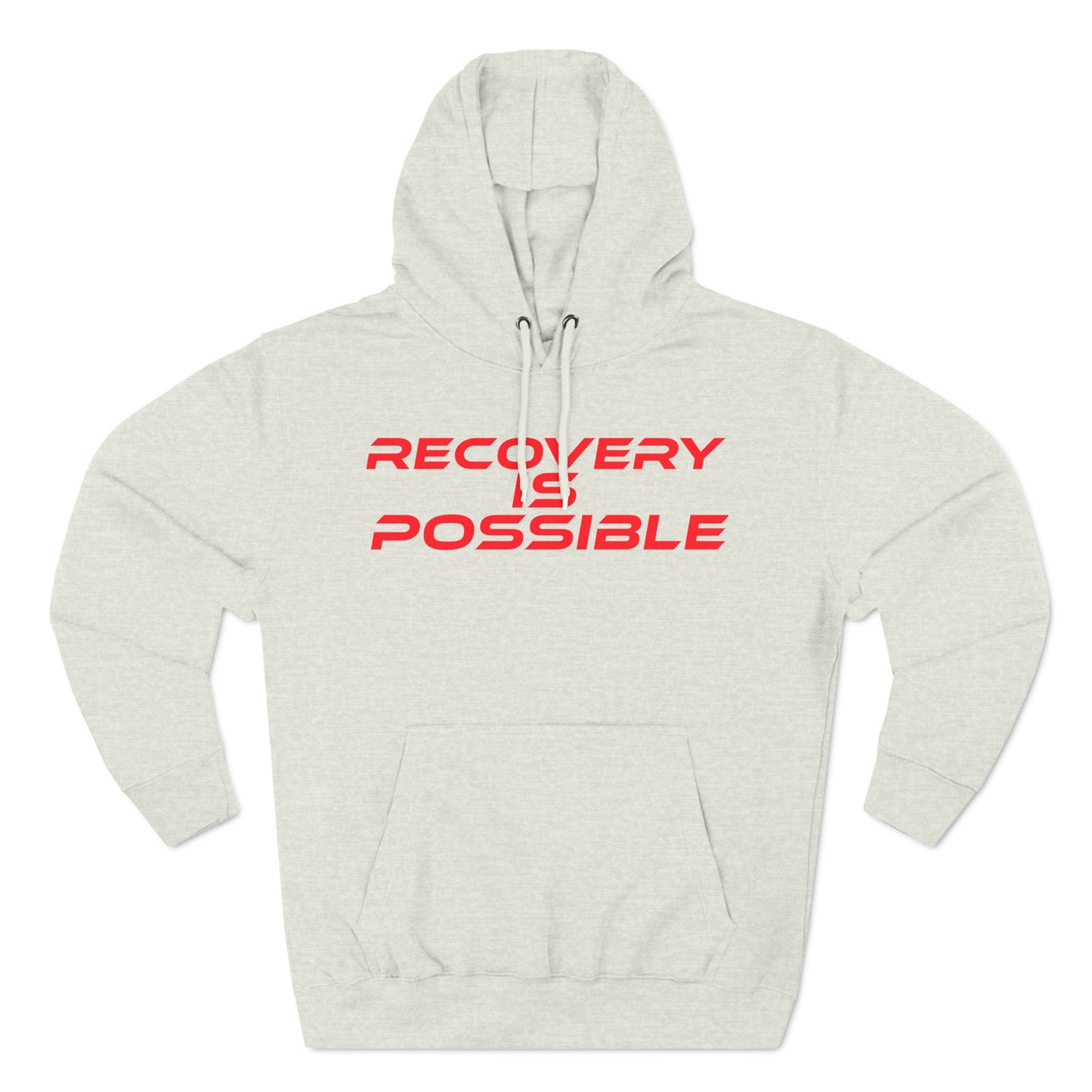 Recovery Is Possible - Fleece Hoodie - Empowering Comfort Wear