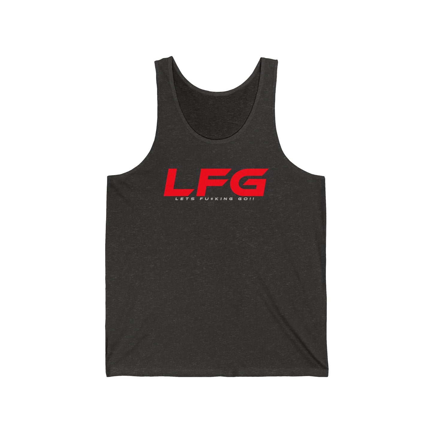 LFG (Let's F*cking Go) Jersey Tank - Casual Summer Fitness Top