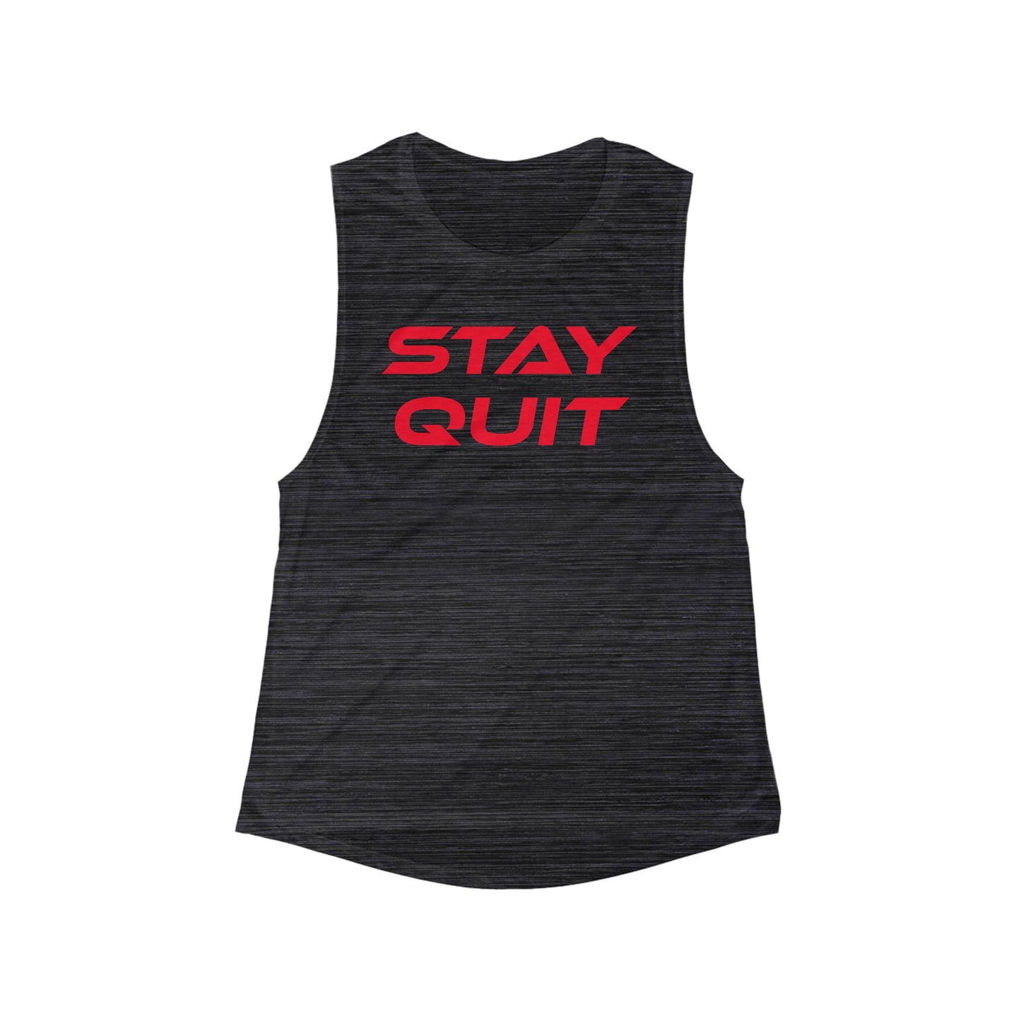 Stay Quit - Women's Flowy Scoop Muscle Tank