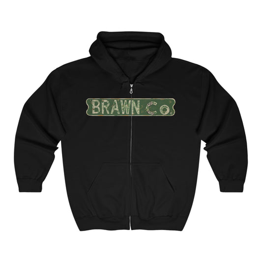 BrawnCo  - Unisex Heavy Blend™ Full Zip Hooded Sweatshirt - Casual Comfort Wear