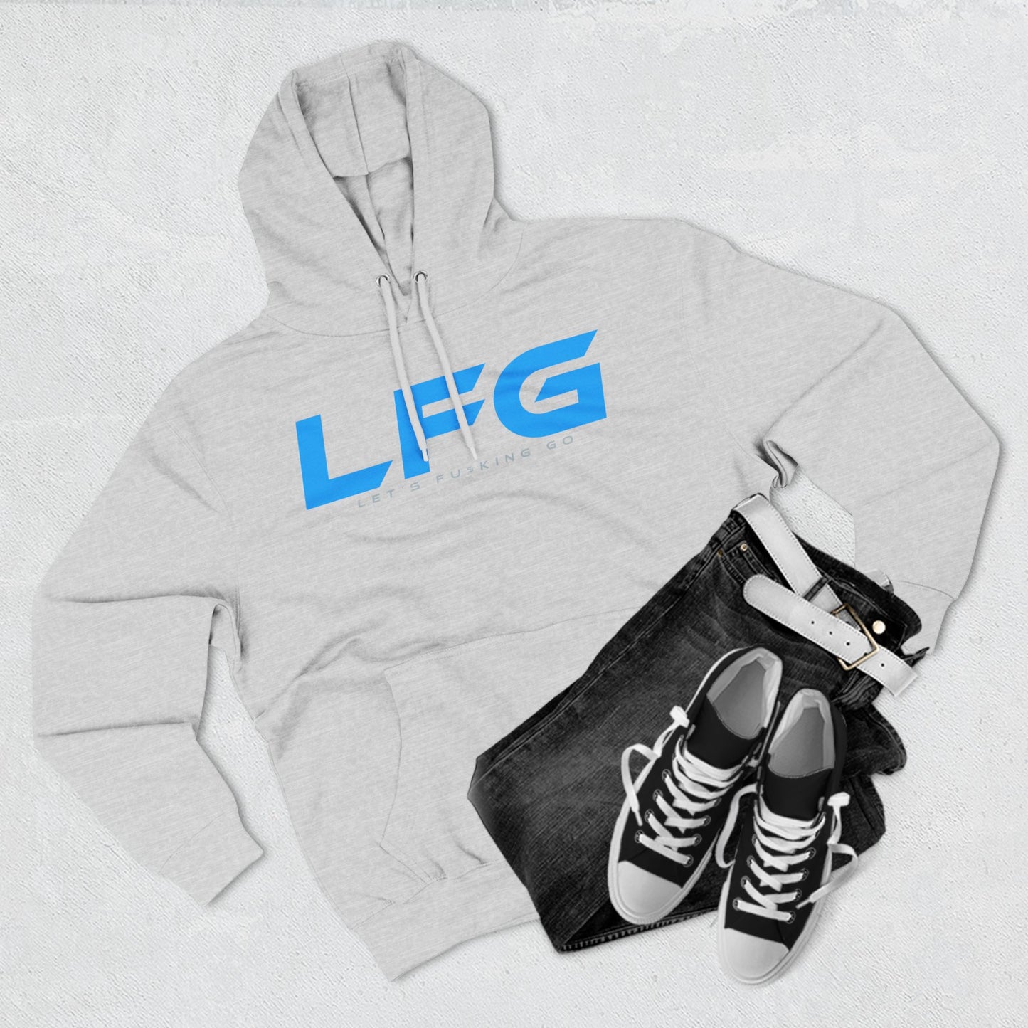 LFG Motivational Fleece Hoodie - Comfortable and Stylish for Everyday Wear