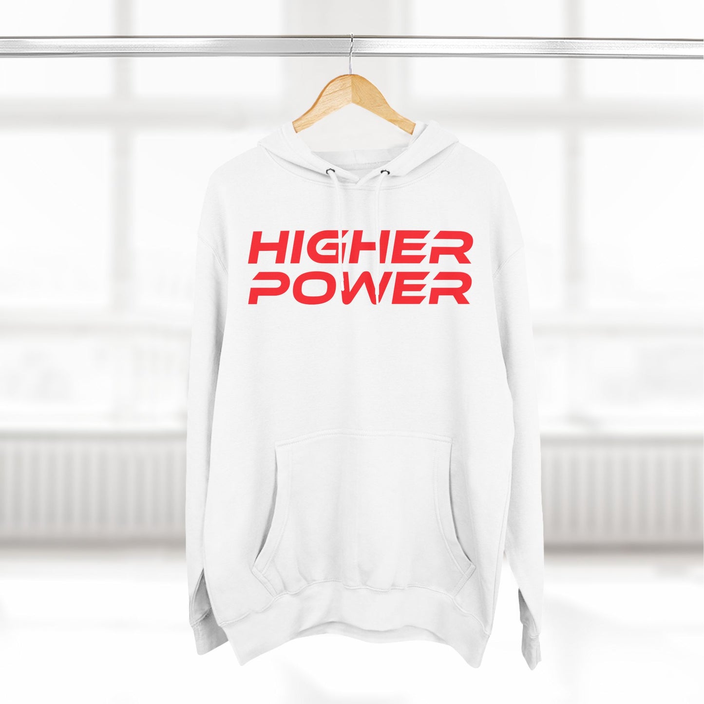 Higher Power - Three-Panel Fleece Hoodie