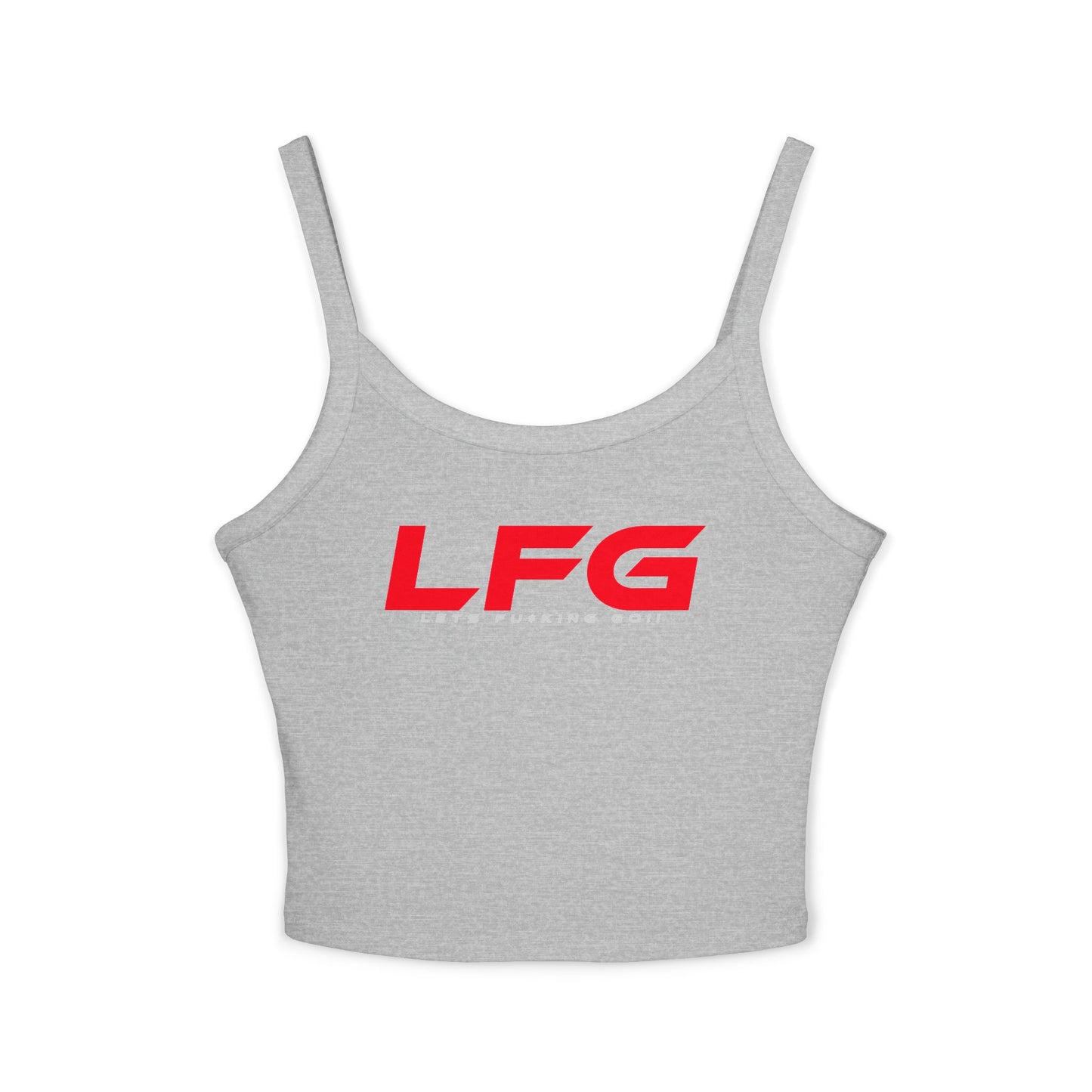 LFG (RED Font) - Women's Spaghetti Strap Tank Top - Casual Summer Style