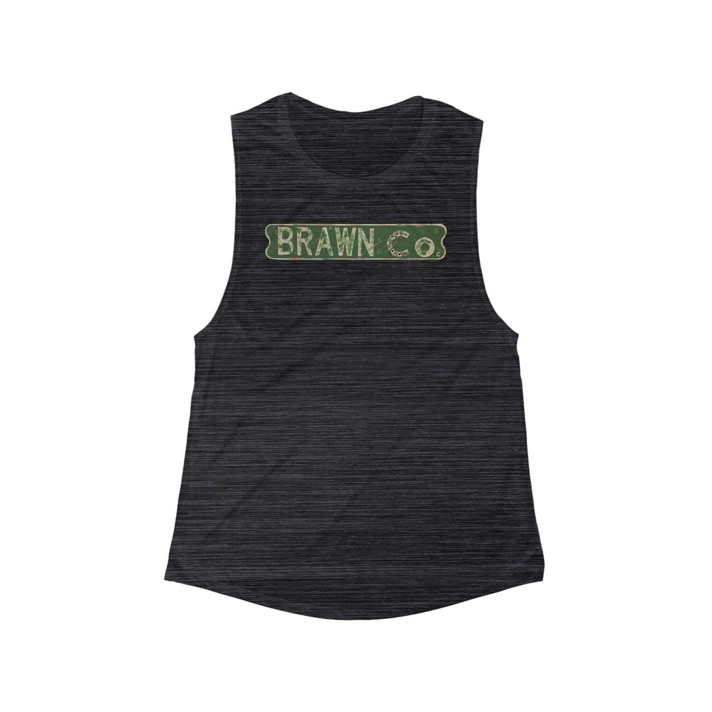 BrawnCo - Women's Flowy Muscle Tank - Perfect for Workout & Casual Wear